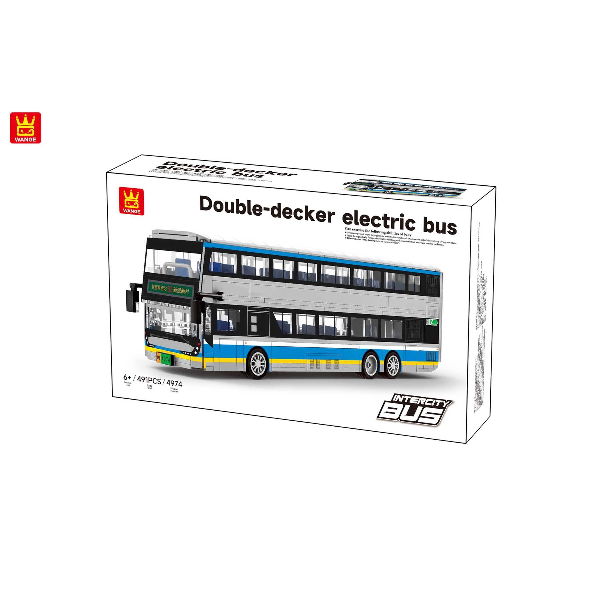 Wange 4974 - Doppeldeckerbus (Wange) Spielbausteine