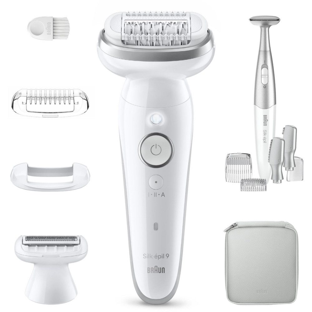 Braun Epilierer SES9-241 Silk-épil 9 - Epilierer - weiß/silber