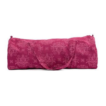 bodhi Yogatasche Maharaja Collection: Gemusterte Hot Yoga Bag Lotus, berry