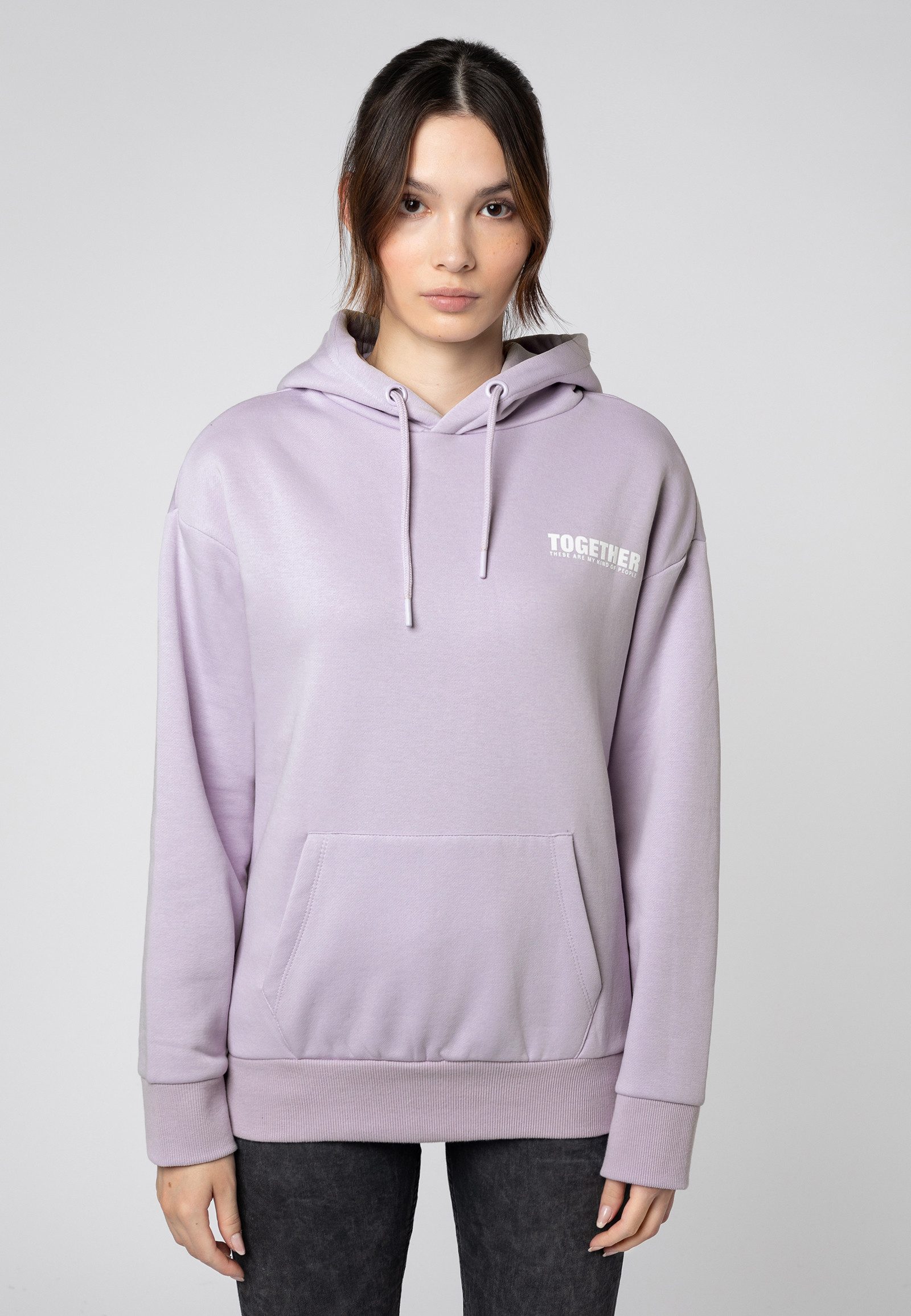 Kapuzenpullover Hoodie mit Backprint