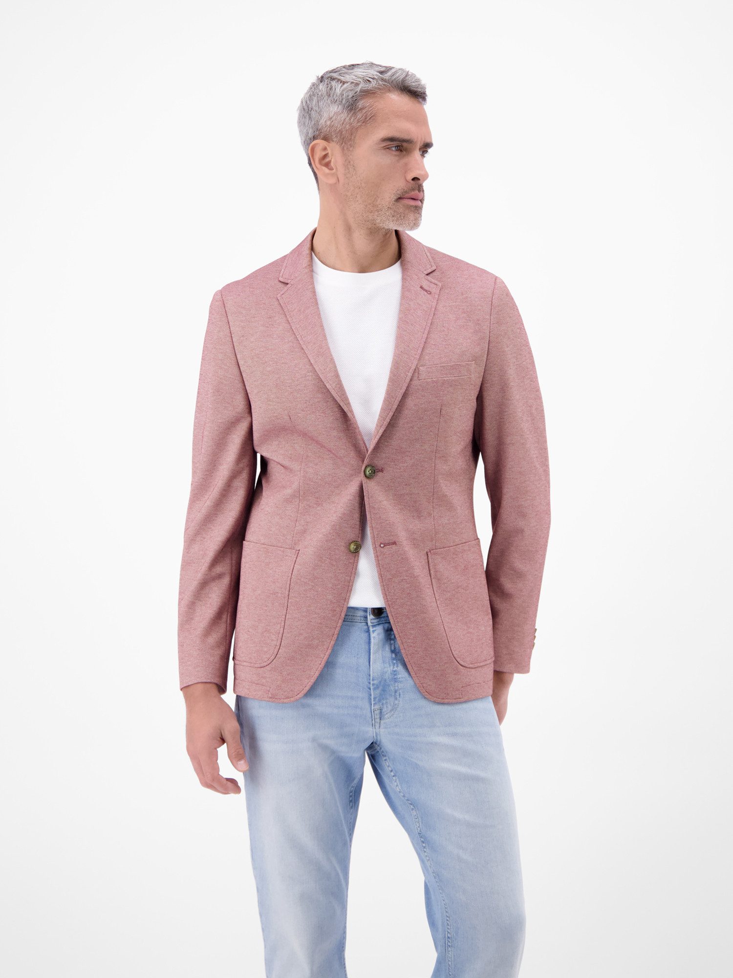 LERROS Jerseysakko Leichter Jersey-Blazer mit bedrucktem Futter günstig online kaufen