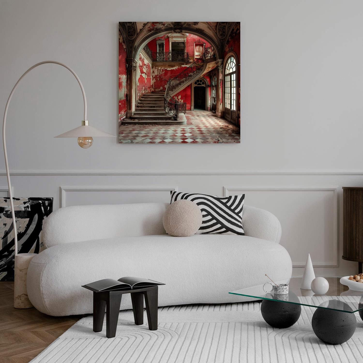 queence Acrylglasbild Ruine, Architektonische Elemente, Elemente der Architektur, Gebäude, Innenarchitektur, Kunst (1 St), Fine Art-Print in Galeriequalität