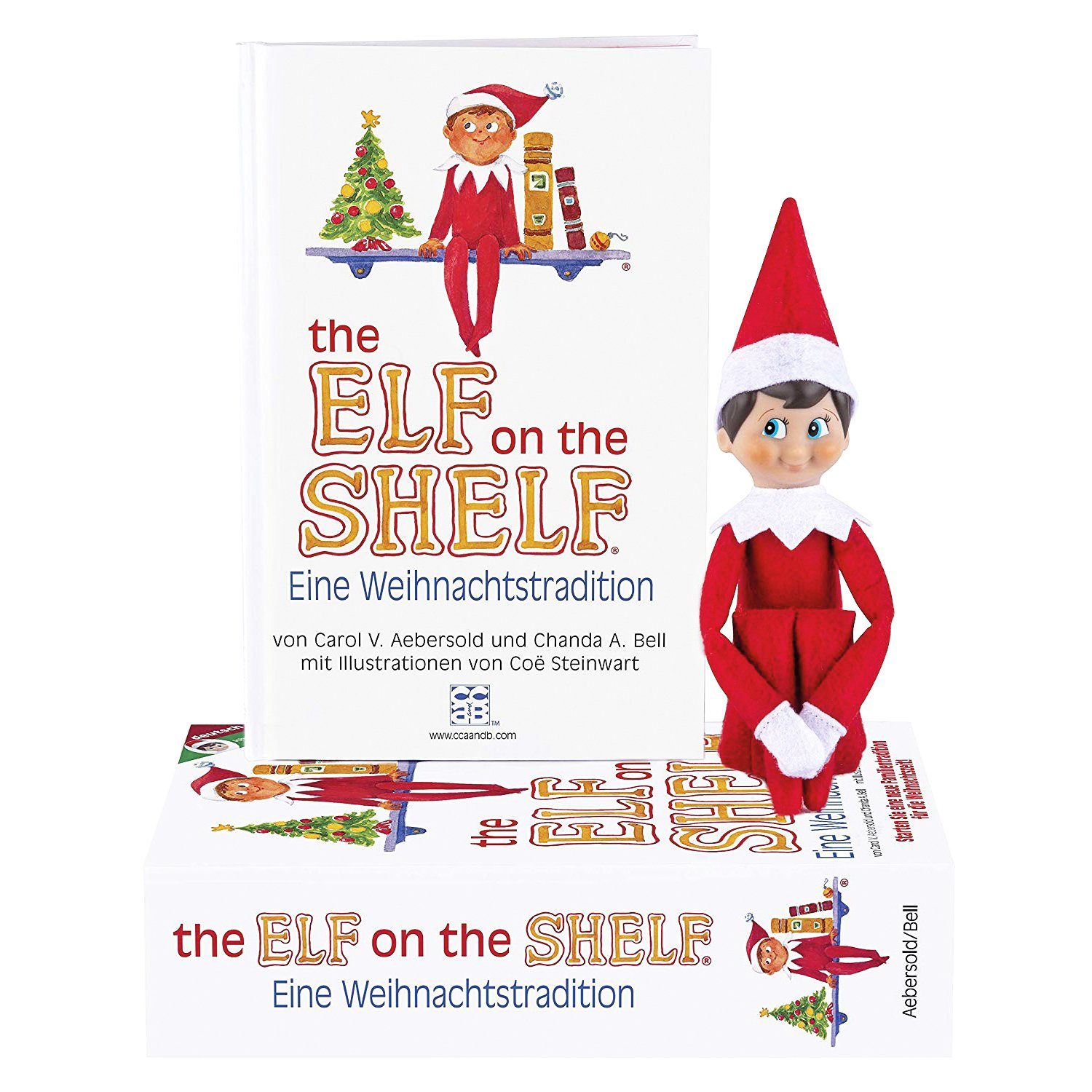 Elf The Elf the Shelf® on the KINZEL Junge Set Weihnachtsfigur on HCM Shelf Box