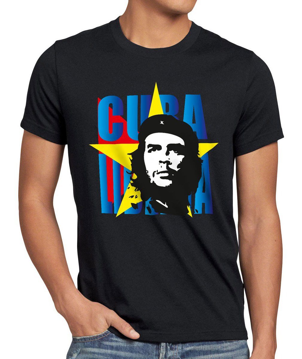 style3 T-Shirt Che Guevara cuba kuba fidel castro revolution viva havanna top