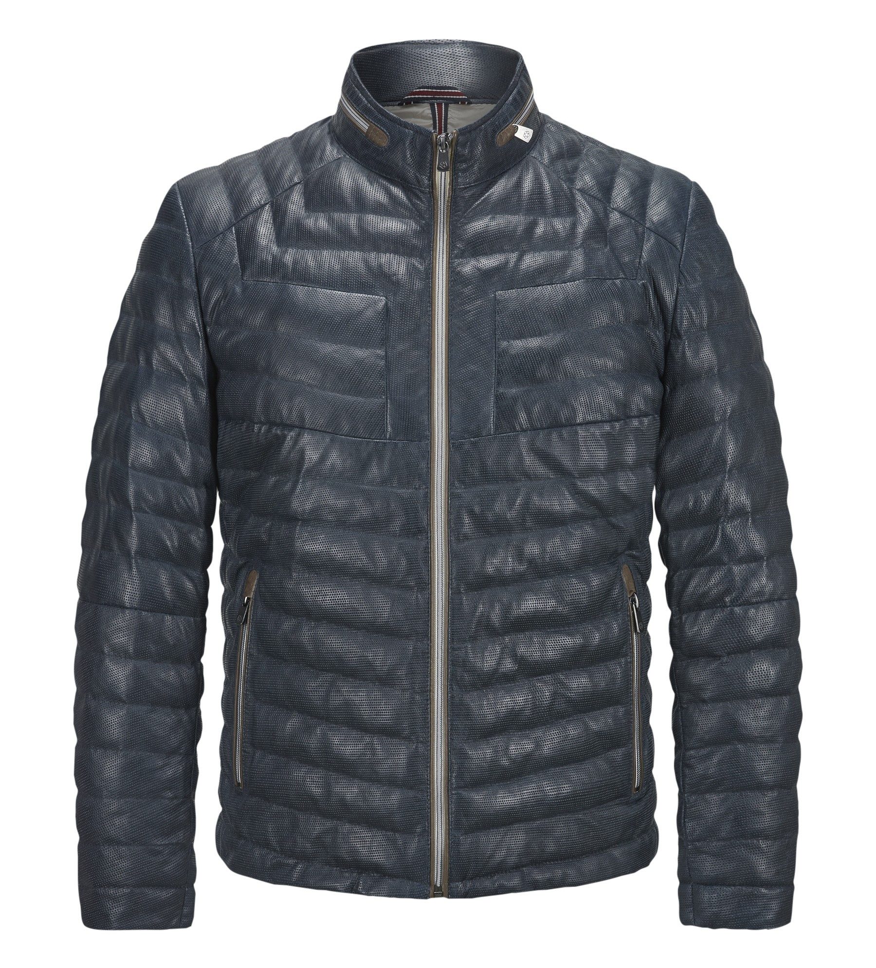 Milestone Lederjacke MSMalik aus perforiertem Lammleder mit leichter Isolierung
