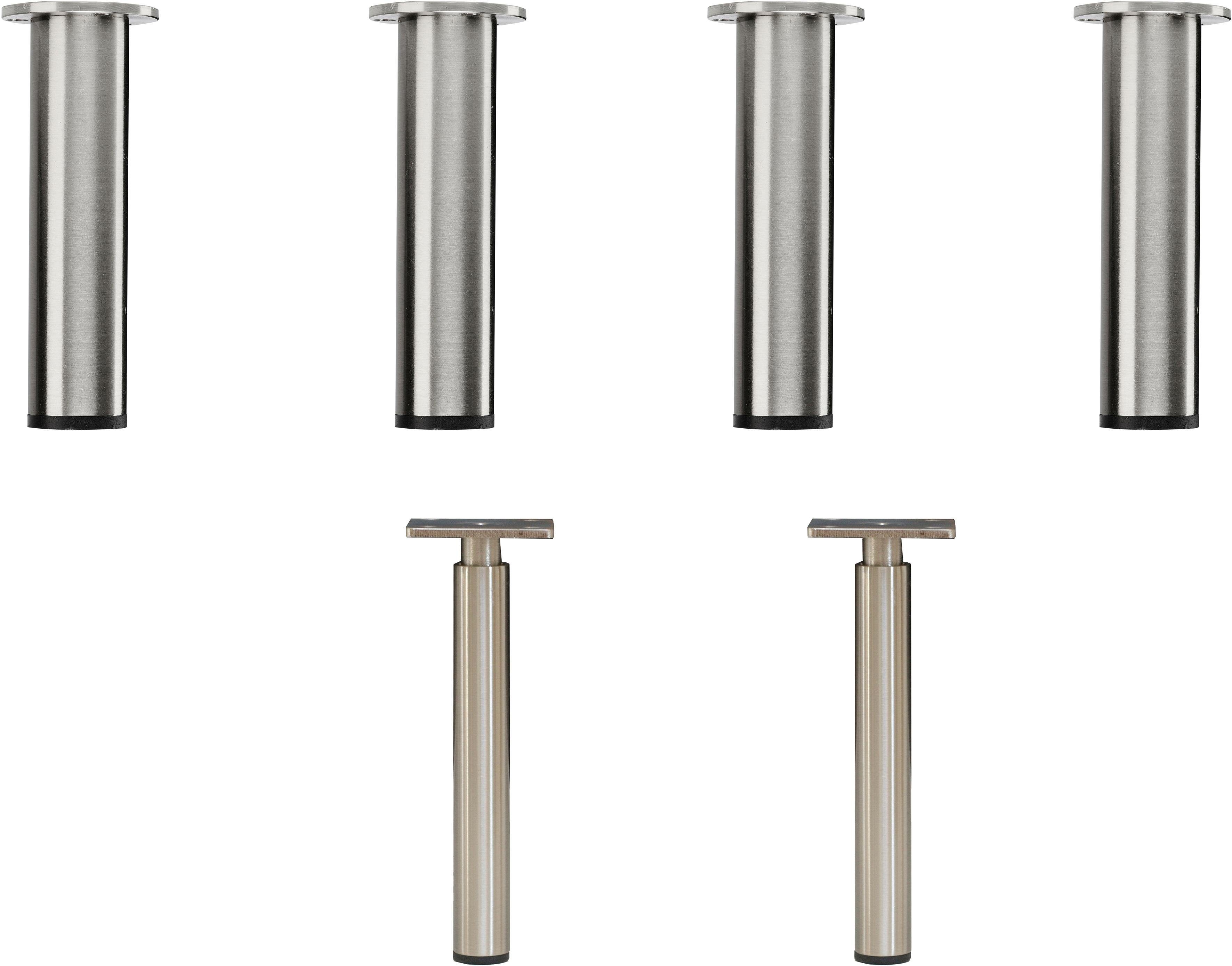 Hammel Furniture Möbelfuß Mistral, Stützfuß, Beine für Mistral, Höhe: 16 cm, anpassungsbar Designmöbel