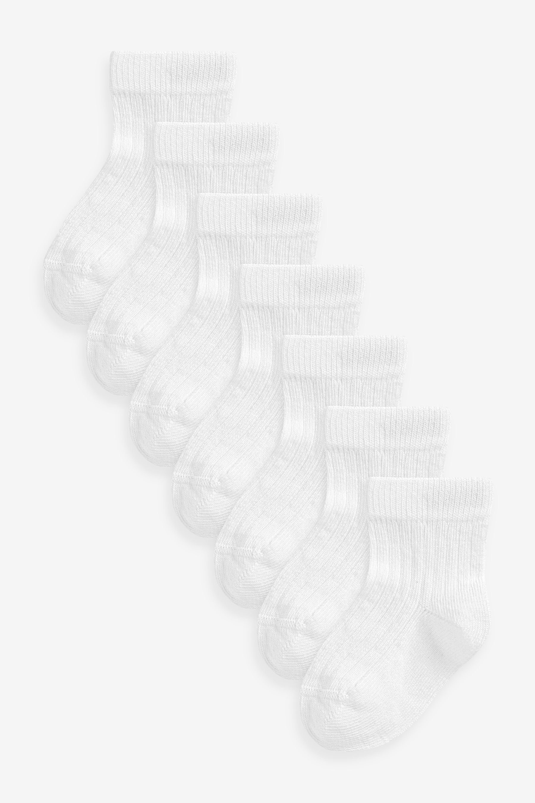 Next Kurzsocken Gerippte Socken im 7er-Set (7-Paar)