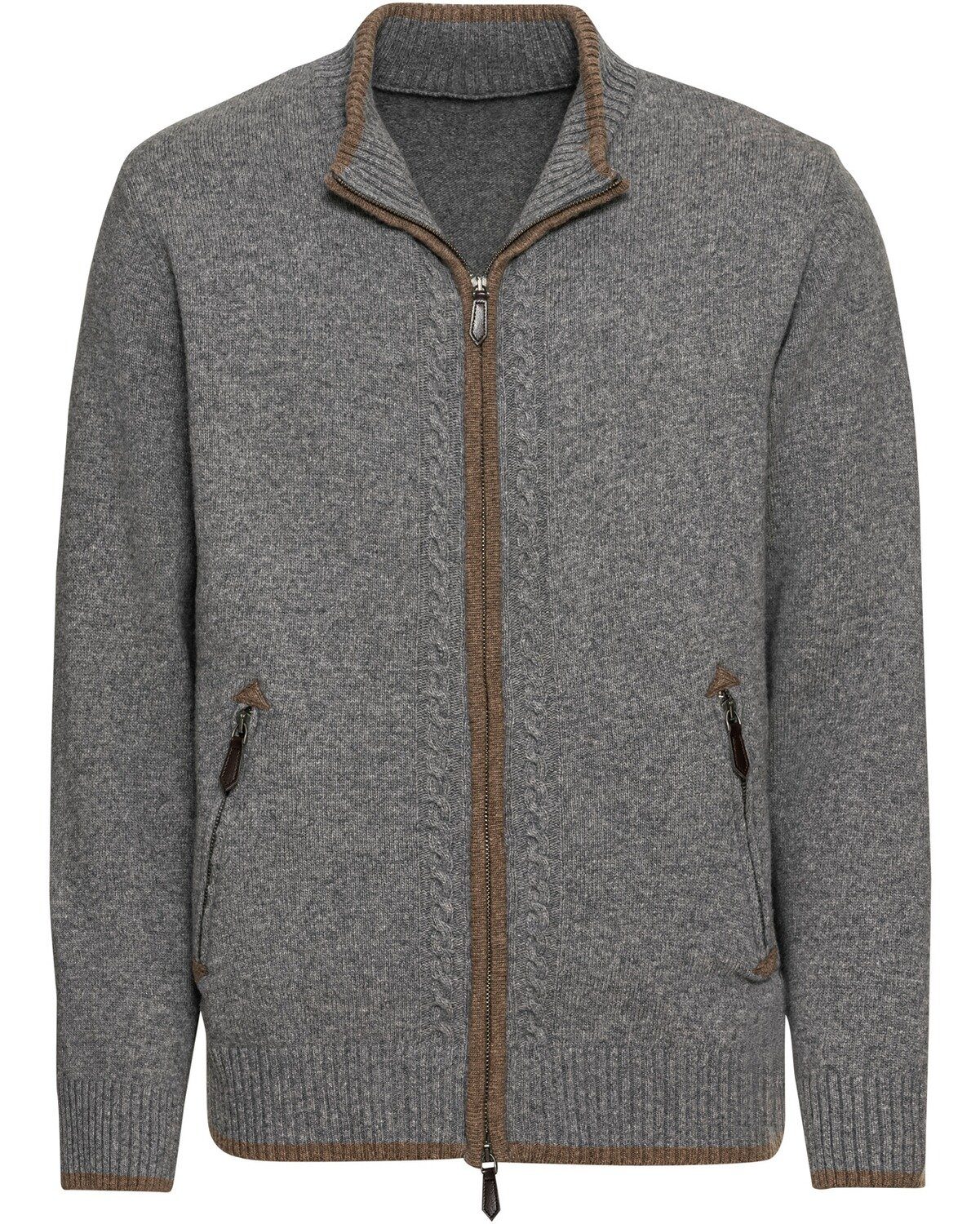 Strickjacke Strickjacke mit Zopfmuster