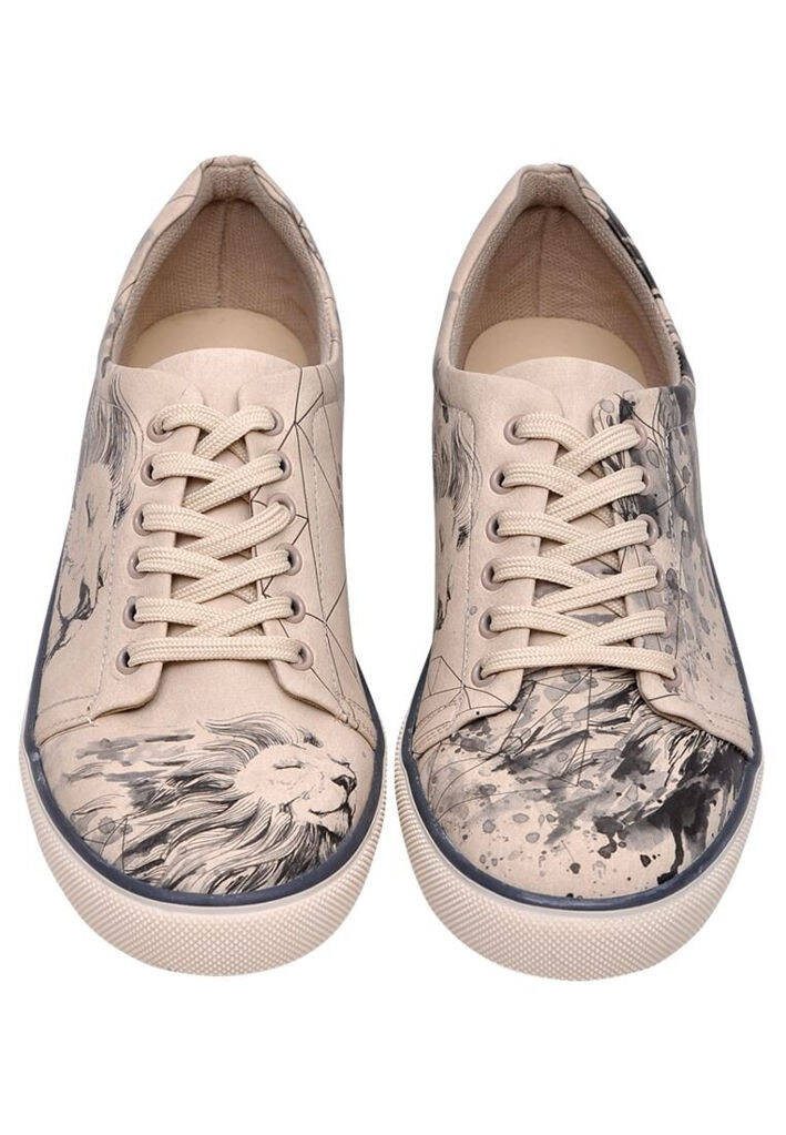 Dogo-Herren Vegane Leder Sneakers Beige Sneaker