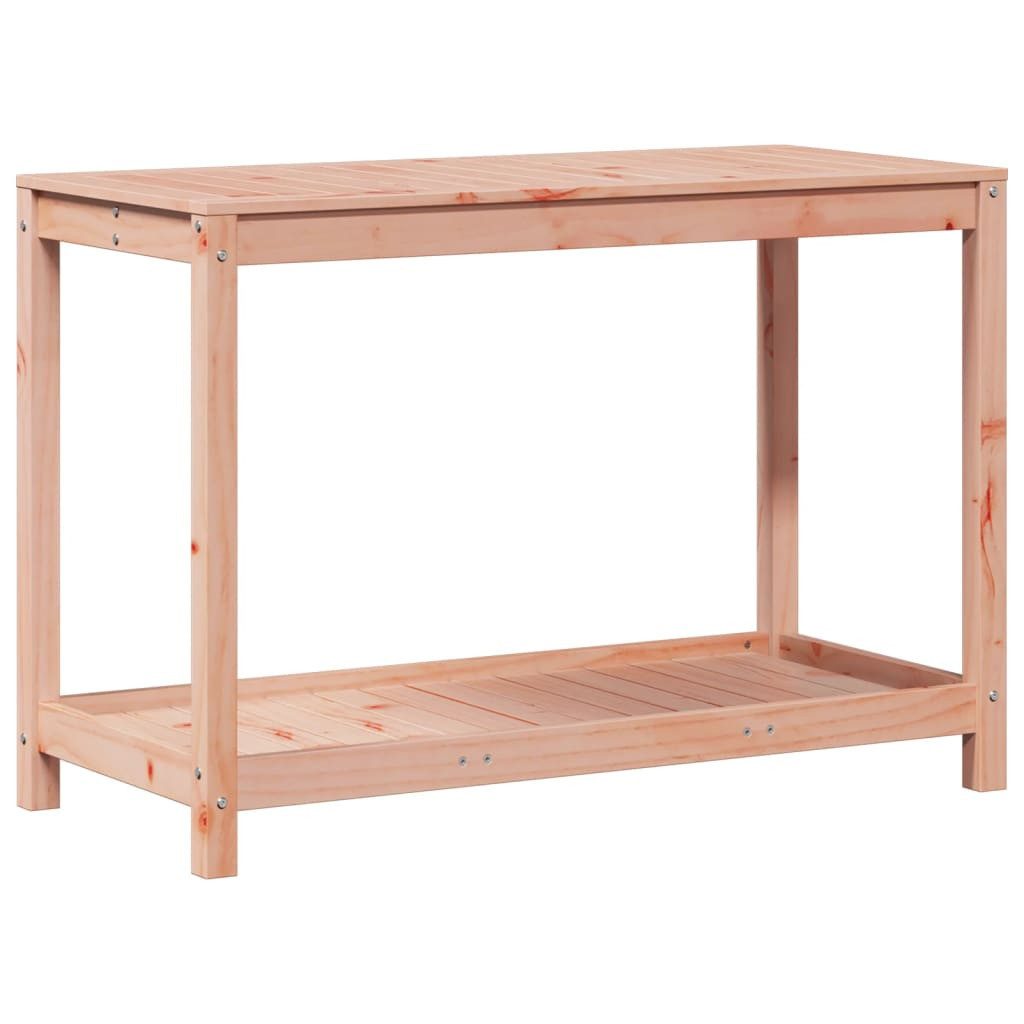 vidaXL Pflanztisch Pflanztisch mit Ablage 108x50x75 cm Massivholz Douglasie