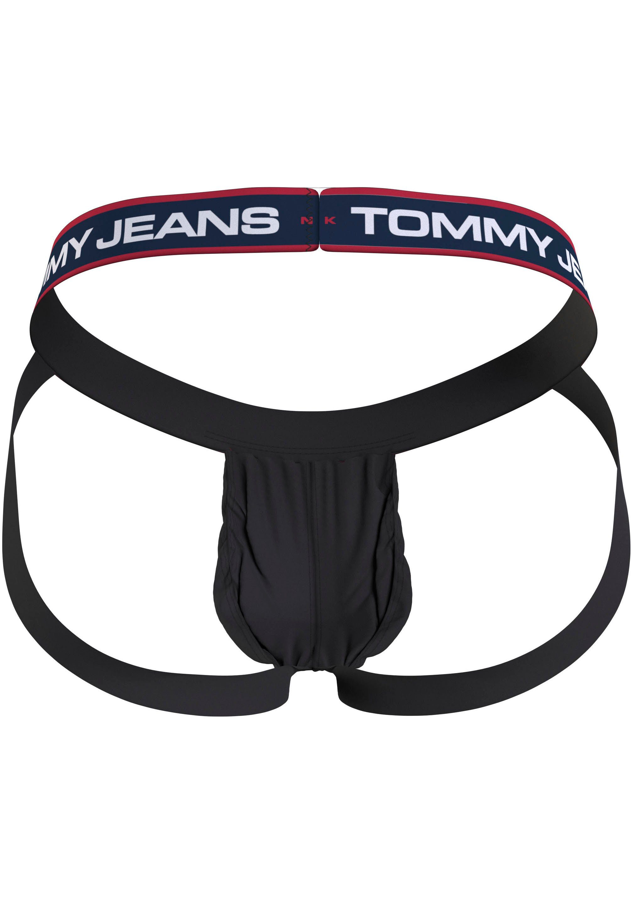 3er-Pack) Jeans-Logomuster mit JOCKSTRAP Underwear Hilfiger Tommy (Packung, Tommy 3P String