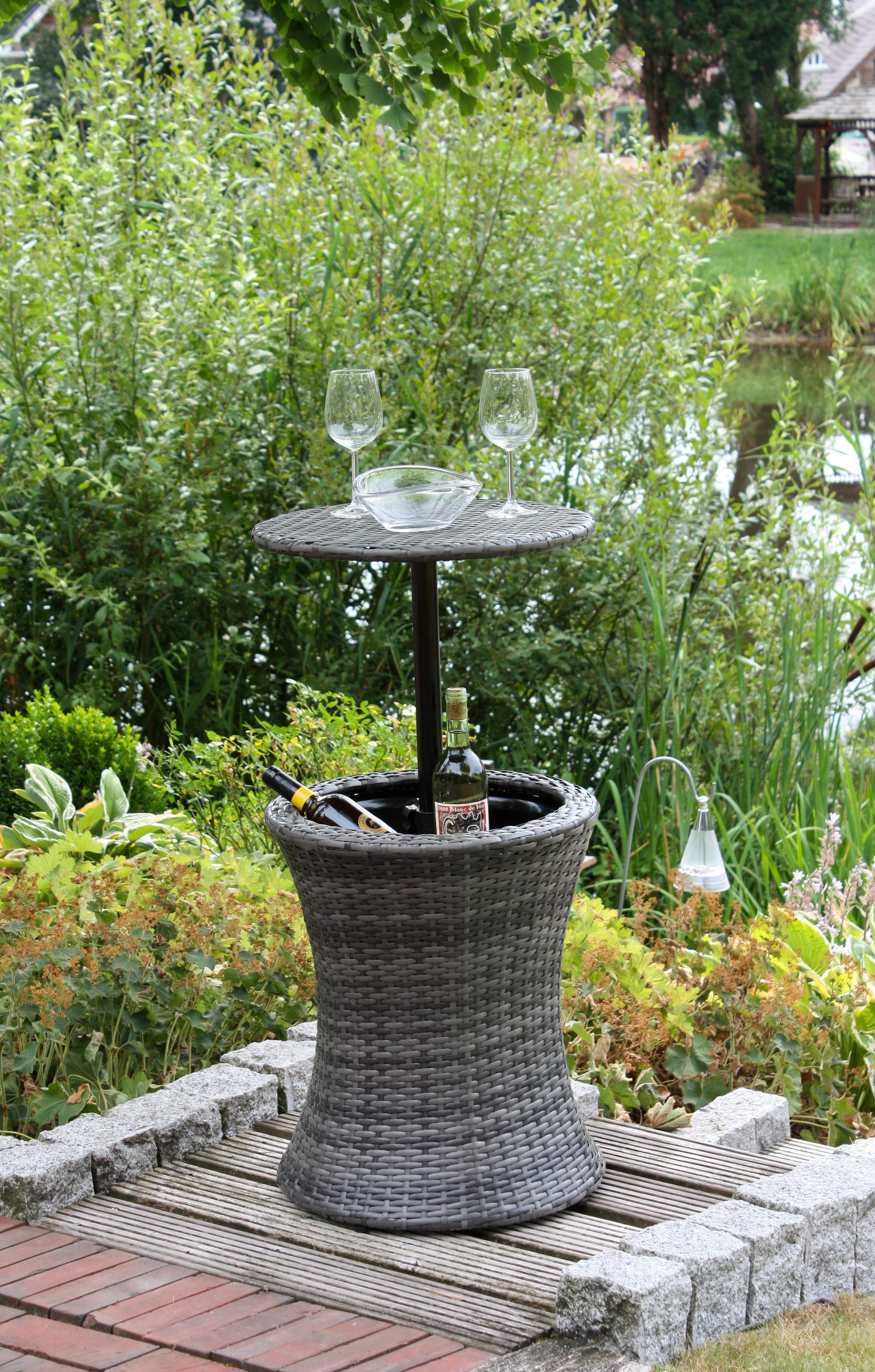 Garden Pleasure Gartentisch MUMBAI, mit Getränkekühler günstig online kaufen