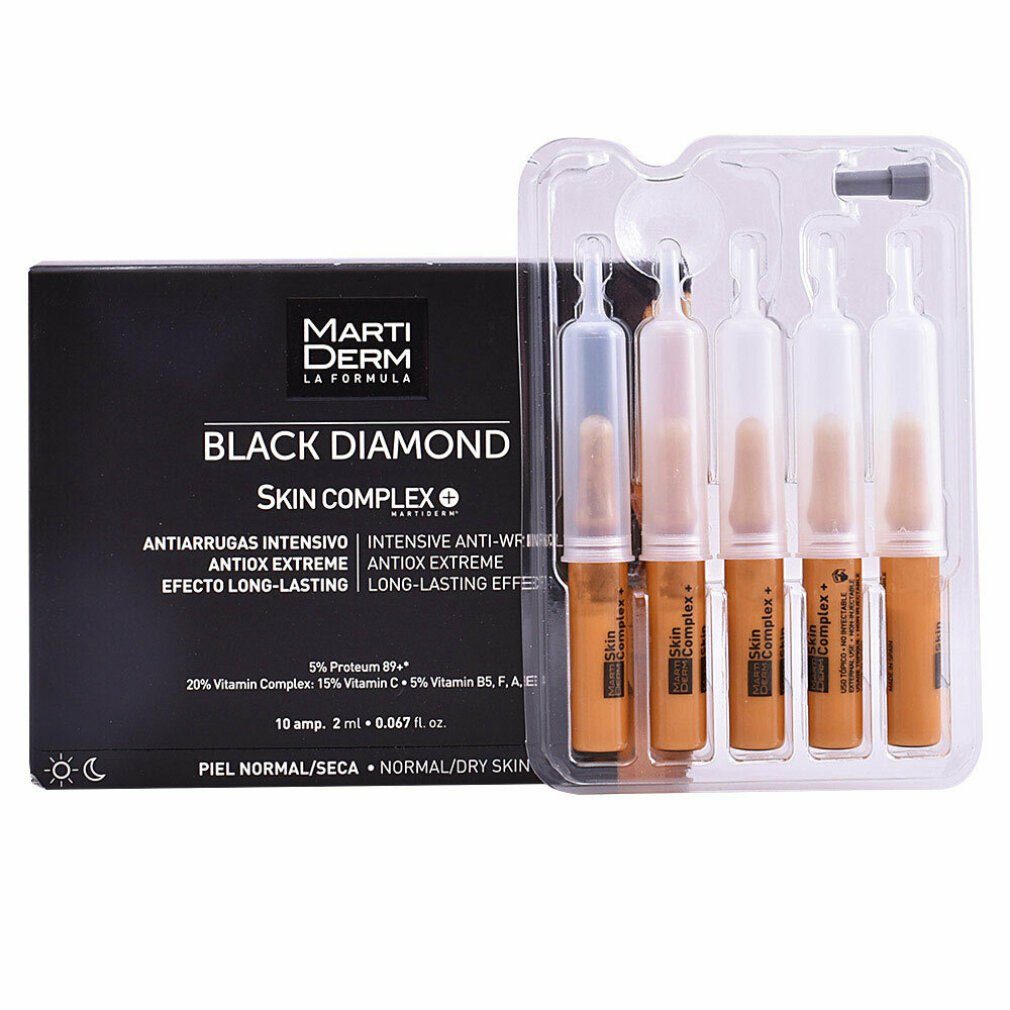 Gesichtsmaske Martiderm Black Diamond Anti-Wrinkle Ampullen (10 x 2ml)
