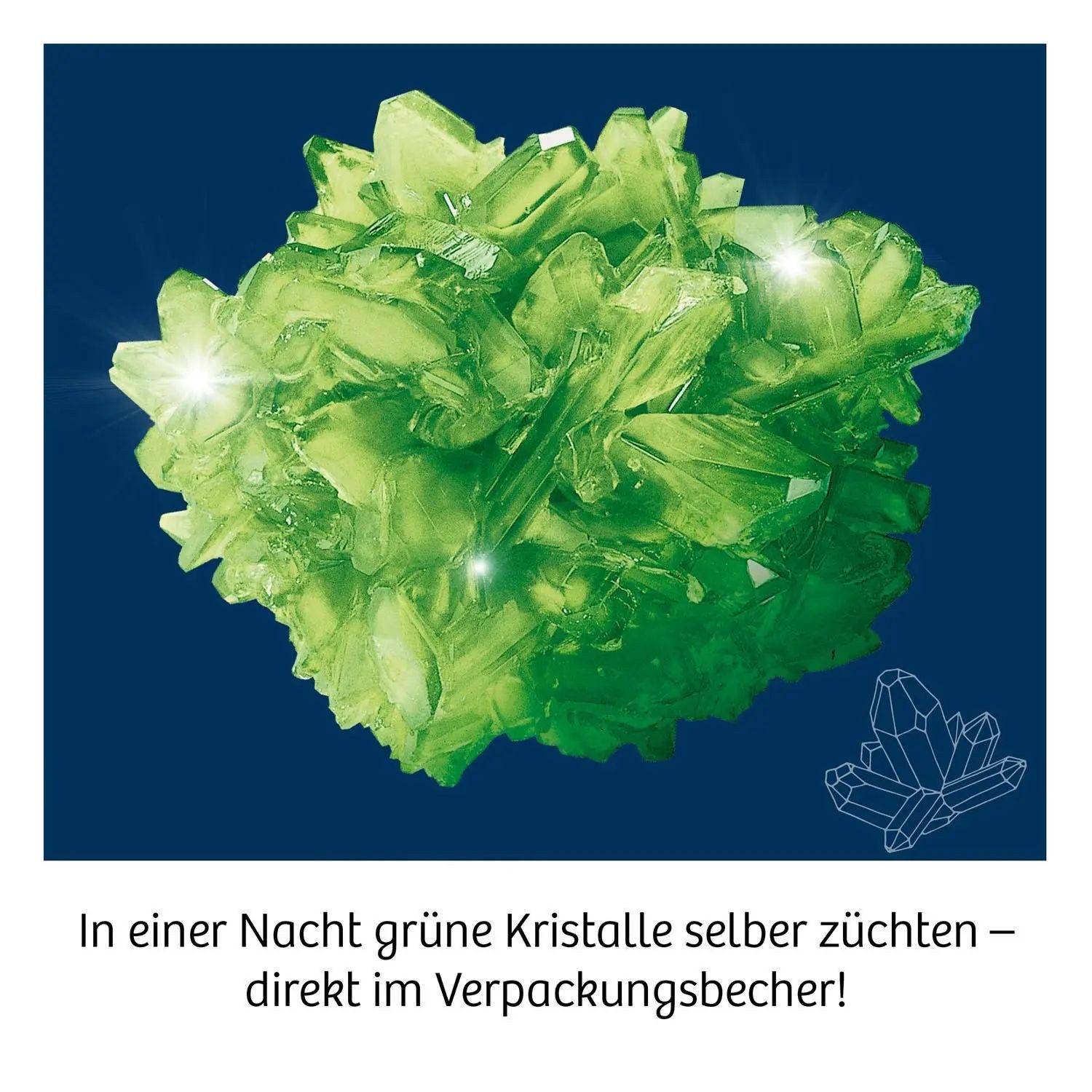 Kosmos Spiel Grüne Kristalle