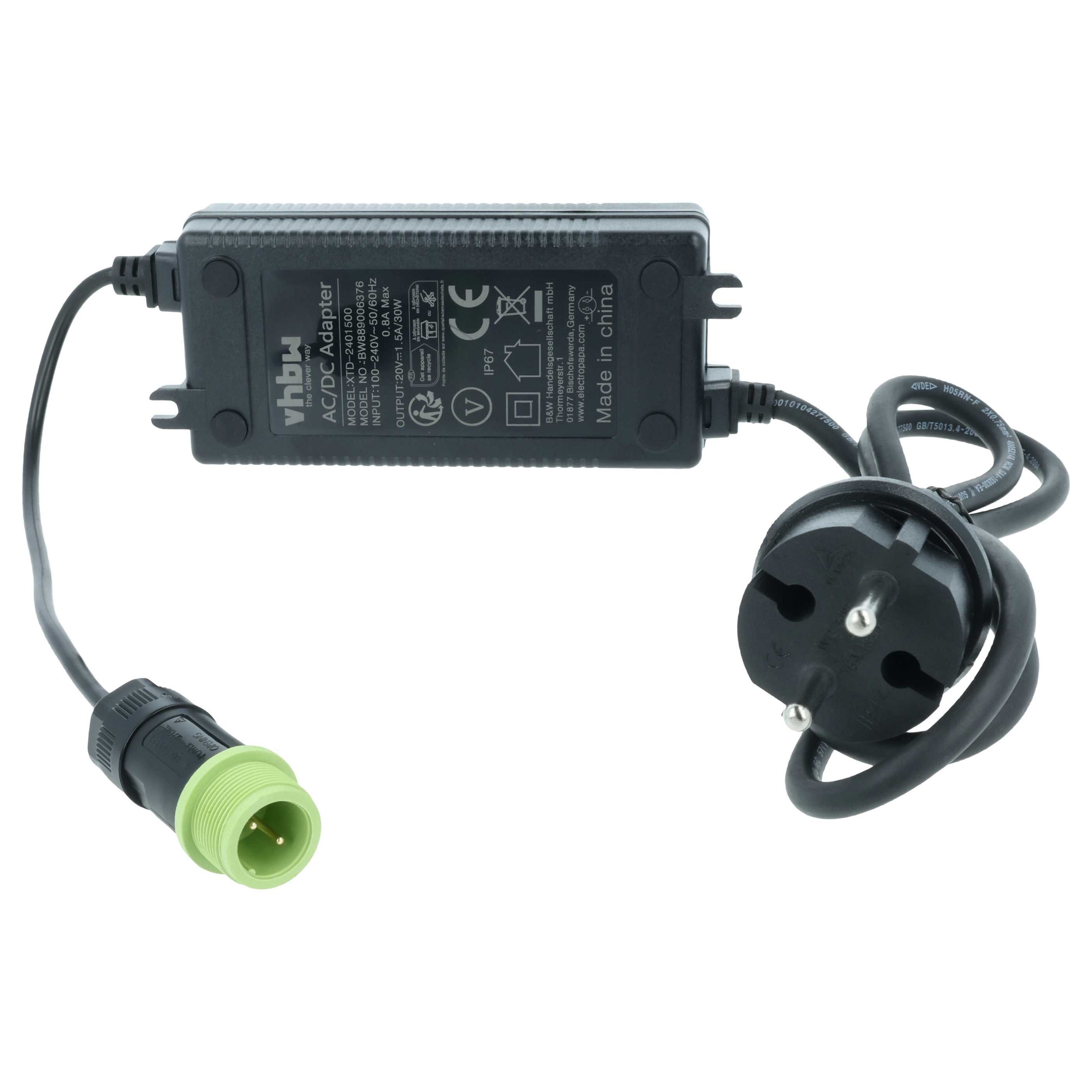 vhbw Netzteil passend für Worx Landroid WR167E, WR206, WR165E, WR148E, Netzteil – Bild 3 von 5