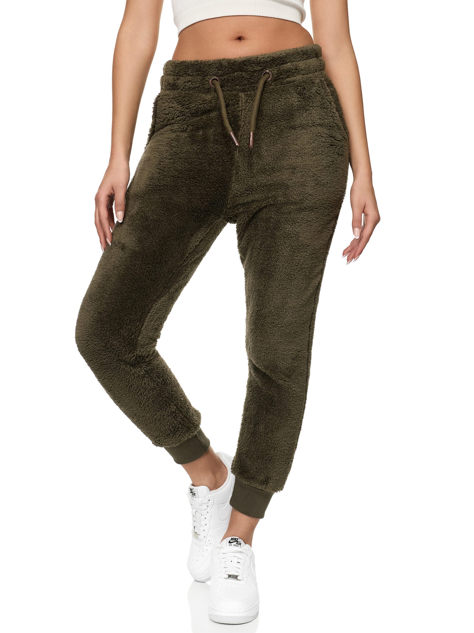 REPUBLIX Jogginghose ANAJA Damen Teddyfleece Jogger Sporthose Jogging Pants günstig online kaufen