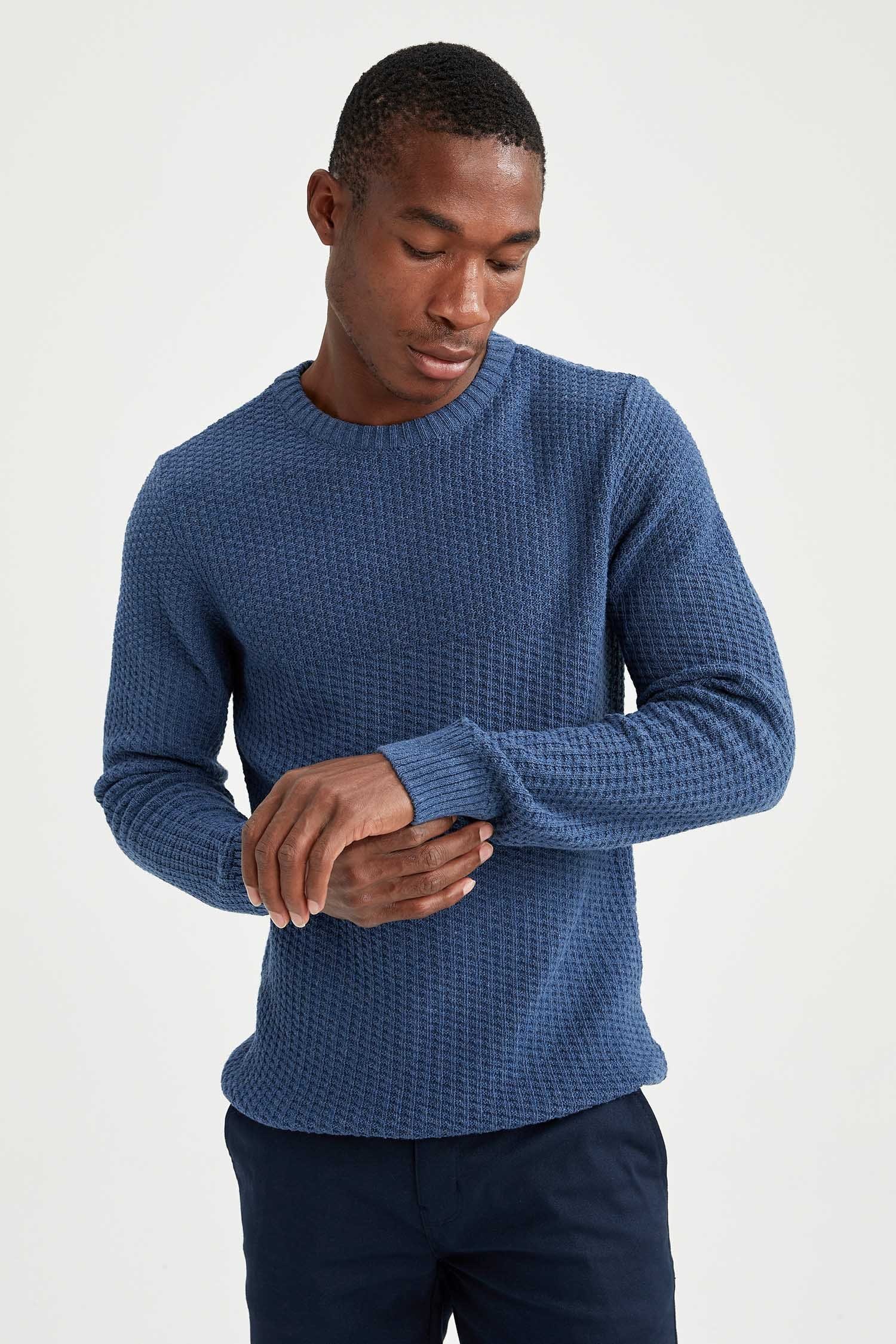 DeFacto Strickpullover Herren REGULAR FIT