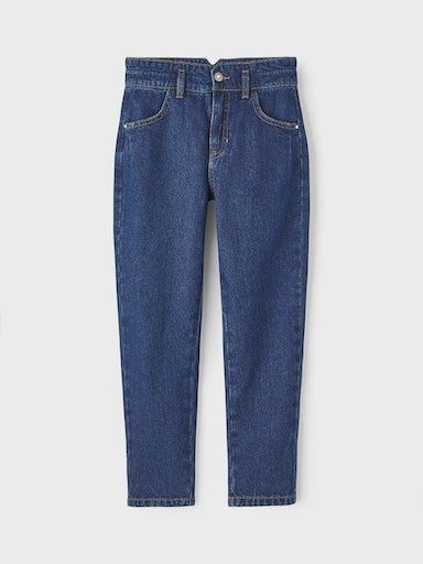 High-waist-Jeans JEANS Name NKFBELLA AN It dark denim MOM blue NOOS HW 1092-DO