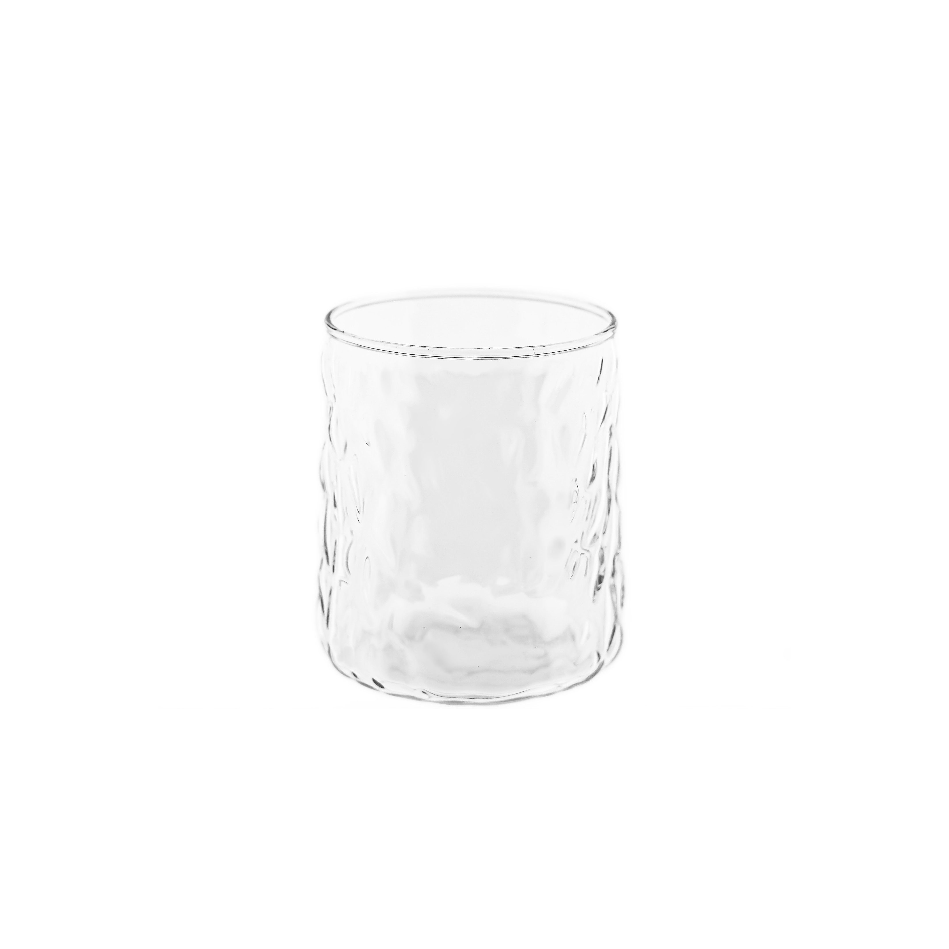 Almina Gläser-Set Damla, 6-tlg., Glas, 330 ml, Moderne Gläser mit Bubble-Design