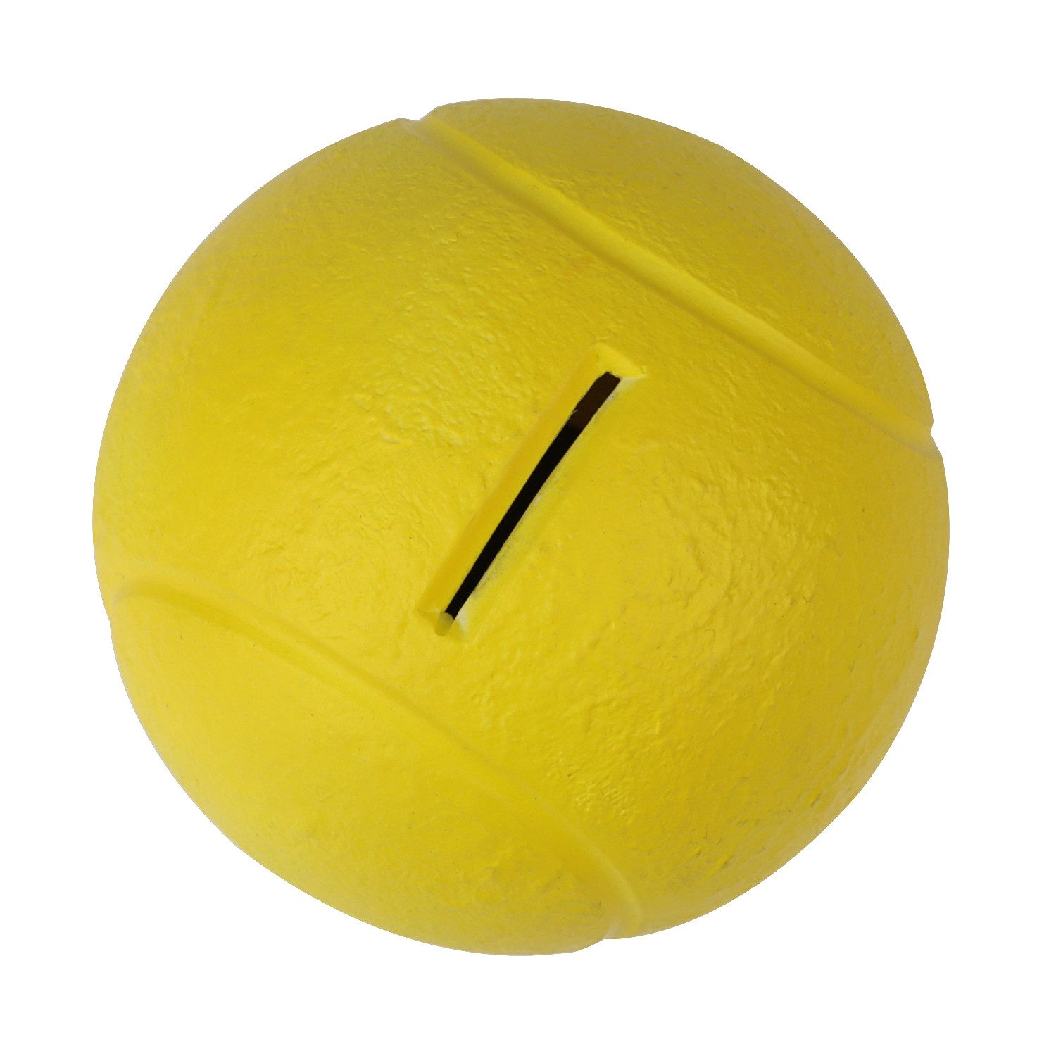 HMF Spardose Kinder Spardose Tennisball mit Schlüssel, (1-tlg), Durchmesser 10 cm, Gelb
