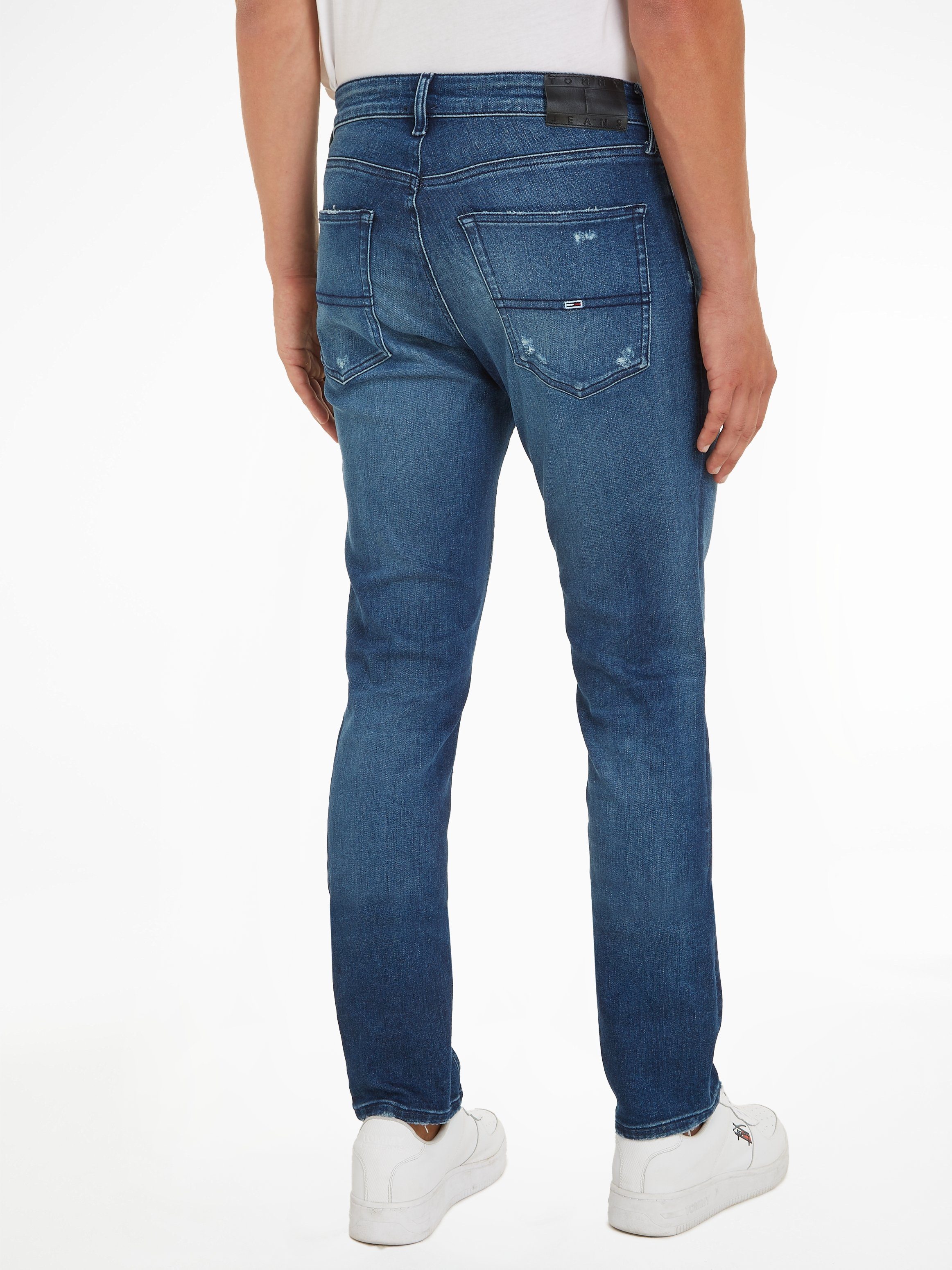Tommy Jeans Slim-fit-Jeans SCANTON SLIM mit Abrieb- und Destroyeddetails