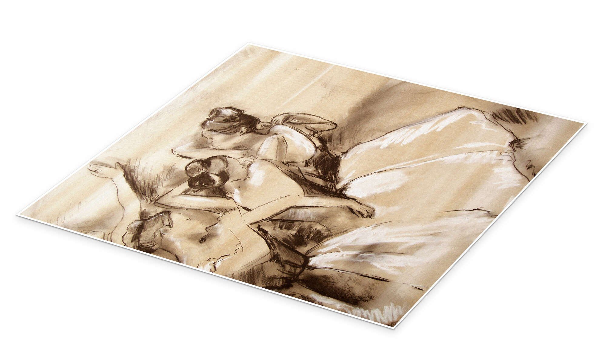Posterlounge Wandbild Tänzerinnen, Edgar Degas, erhältlich als Poster, Leinwandbild, Wandsticker oder Acrylglasbild
