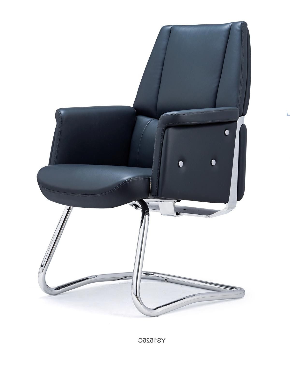 Xlmoebel Freischwinger Schwarzer Lederstuhl von XLMOEBEL – Modernes Design und hoher Komfort, Made in Europa