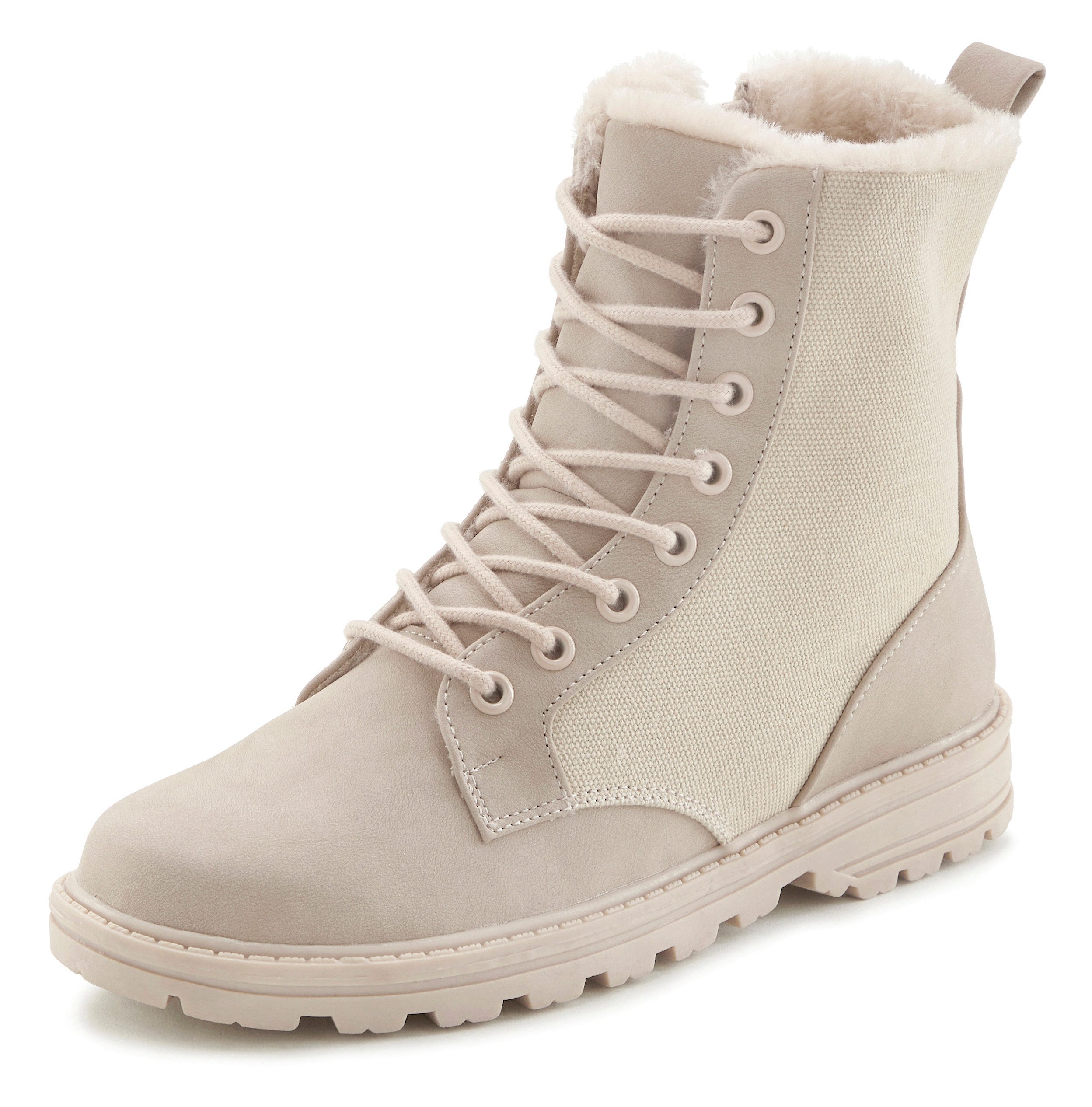 Vivance by Lascana Stiefel, Boots Stiefelette mit Warmfutter VEGAN