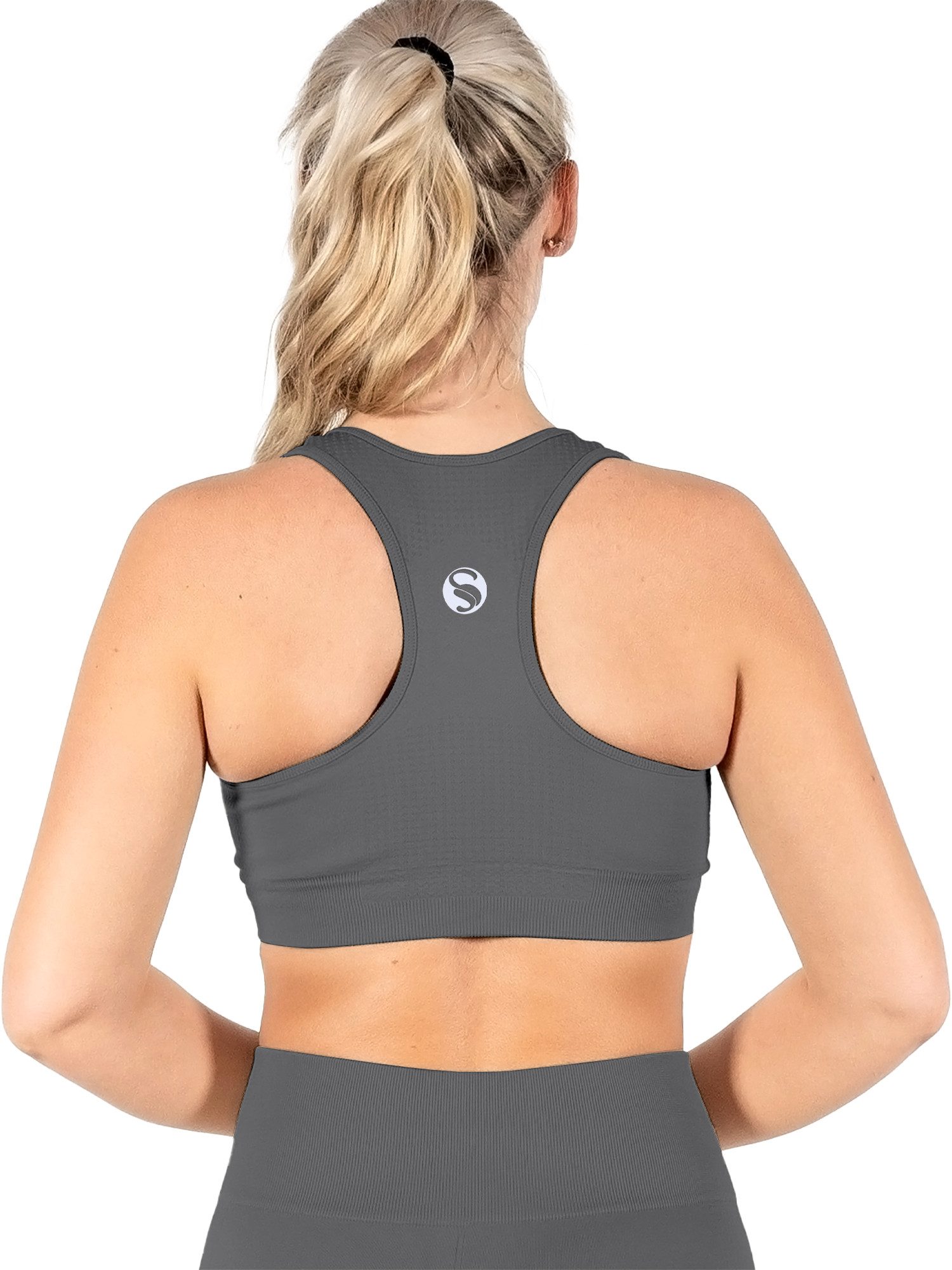 Stark Soul® Sporttop Sport Bra "reflect" Racerback, herausnehmbare Cups - S günstig online kaufen
