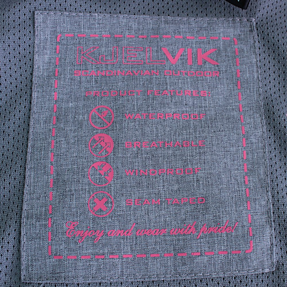 Kjelvik Funktionsjacke Tricia atmungsaktiv, winddicht, wasserabweisend, Kapuze abnehmbar