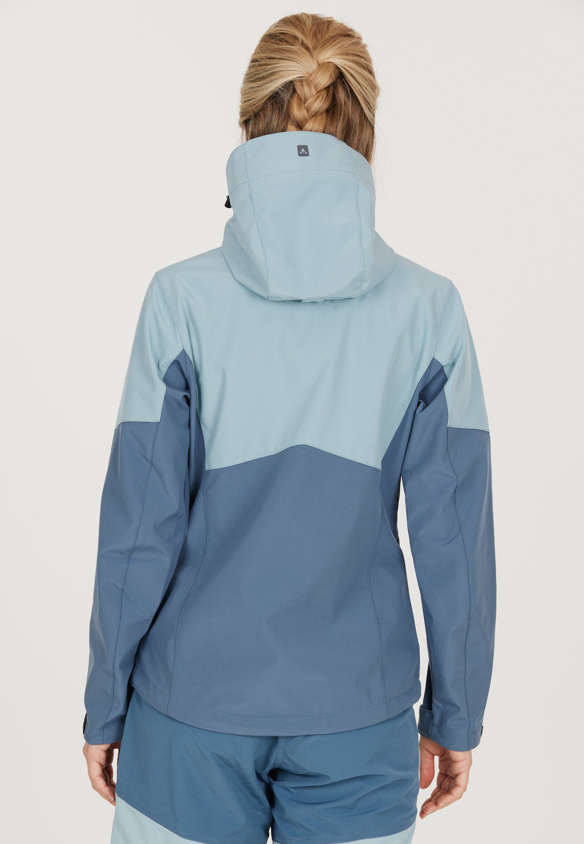 aus Outdoorjacke Rosea blau wasserdichtem WHISTLER und wind- Funktionsmaterial