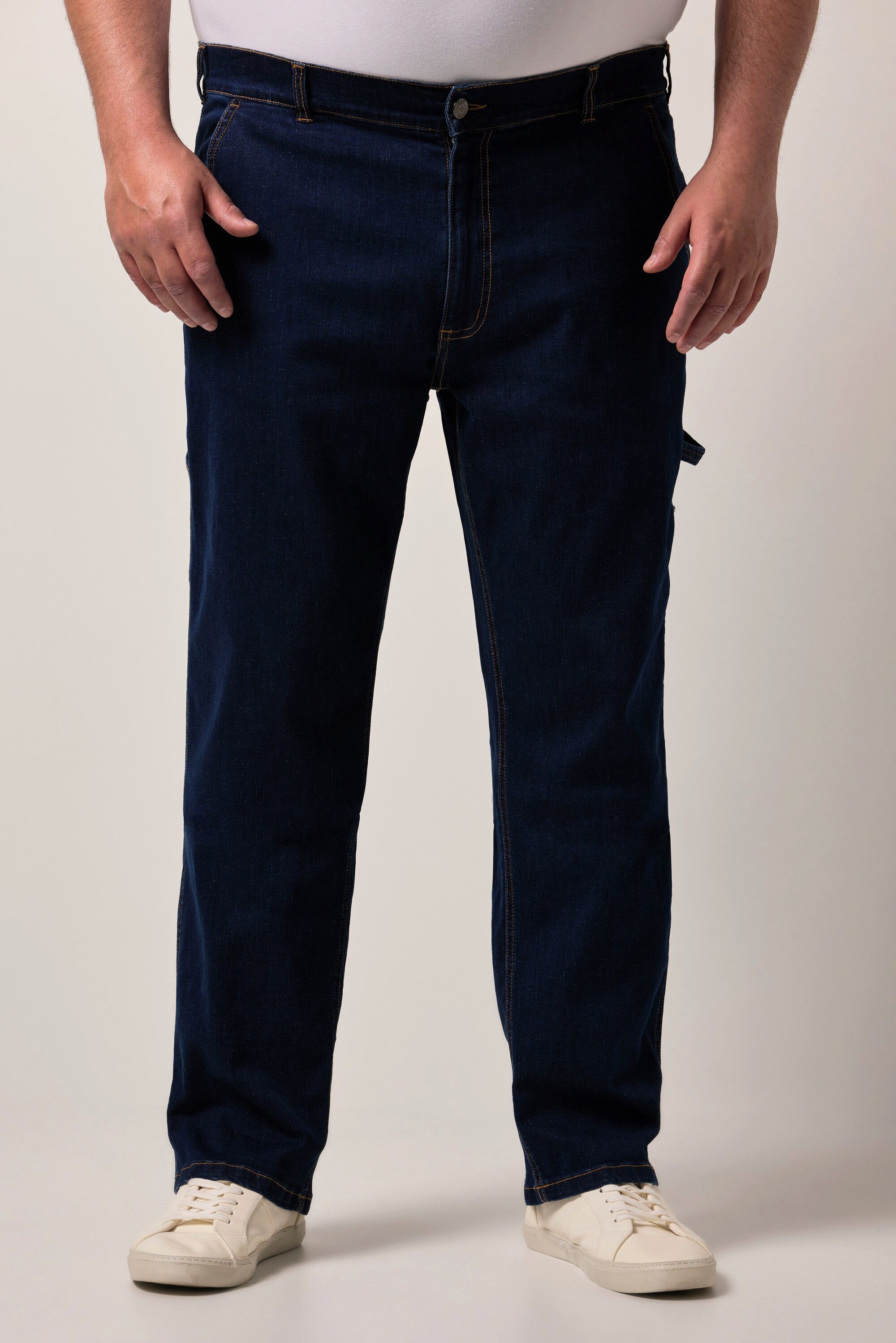 Men Plus 5-Pocket-Jeans Workwear-Jeans Denim Regular Fit 5-Pocket günstig online kaufen