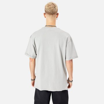 COFI Casuals T-Shirt Herren ZIP T-Shirt 320gsm 100% Cotton Oversize Fit