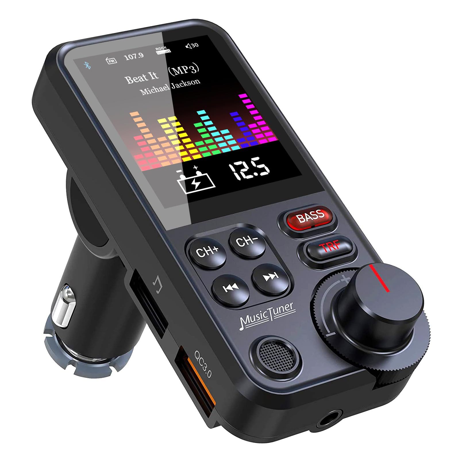 KFZ-Transmitter Bluetooth-Adapter KFZ Radio Audio Adapter 2 in 1 KFZ-Transmitter