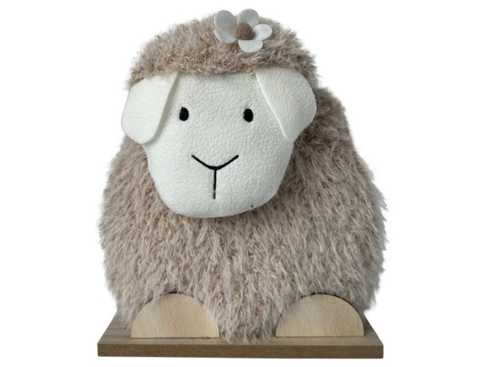 Dekofigur Schaf RUNT beige 32cm