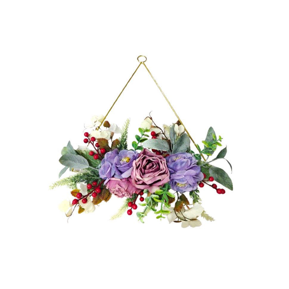 Kaket Dekokranz Kunst-Trockenblumenkranz, Wanddeko für Tür, Hochzeit & Zuha günstig online kaufen