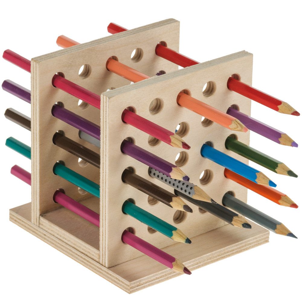 Stiftehalter Holzbausatz 11 Jahren Holzbaukasten
