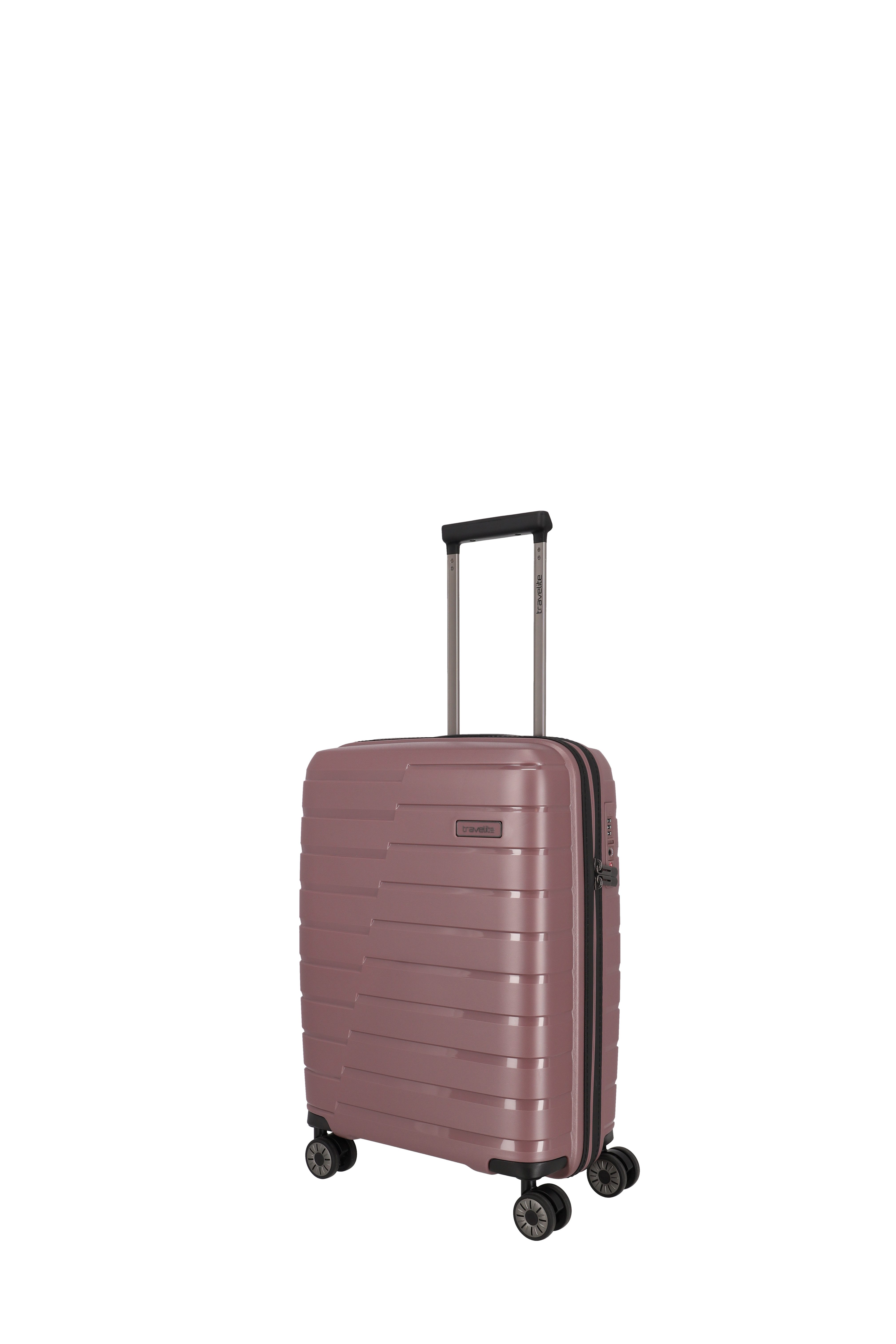 travelite Trolley AIR BASE Reisekoffer Hartschale, 4 Rollen, kratzresistenter Oberfläche und cleverer Innenaufteilung