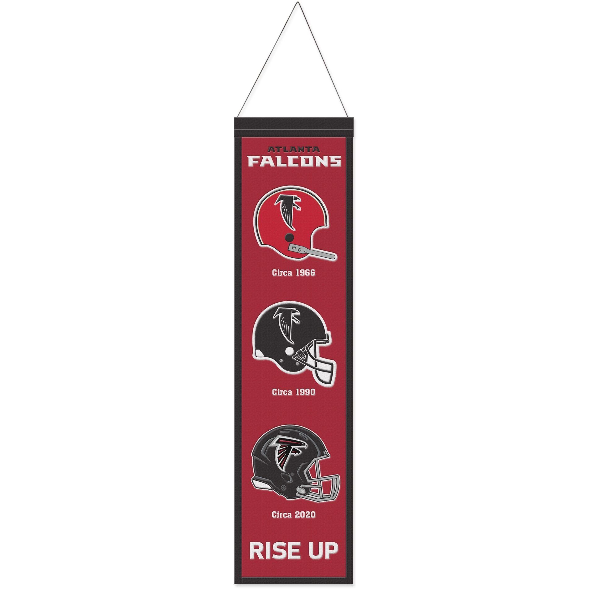 Banner Atlanta WinCraft NFL Falcons Wool Teams EVOLUTION 80x20cm Wanddekoobjekt
