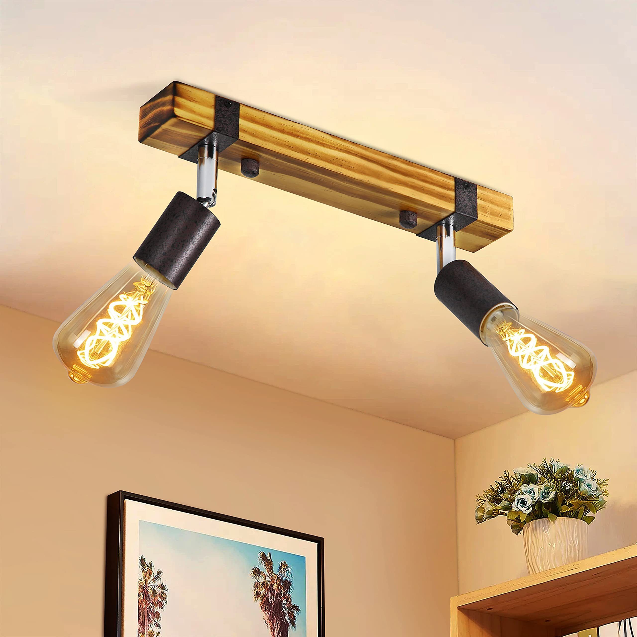 LED Deckenspot Design Flur Deckenleuchte Strahler Zimmer Deckenlampe kippbar 2er 