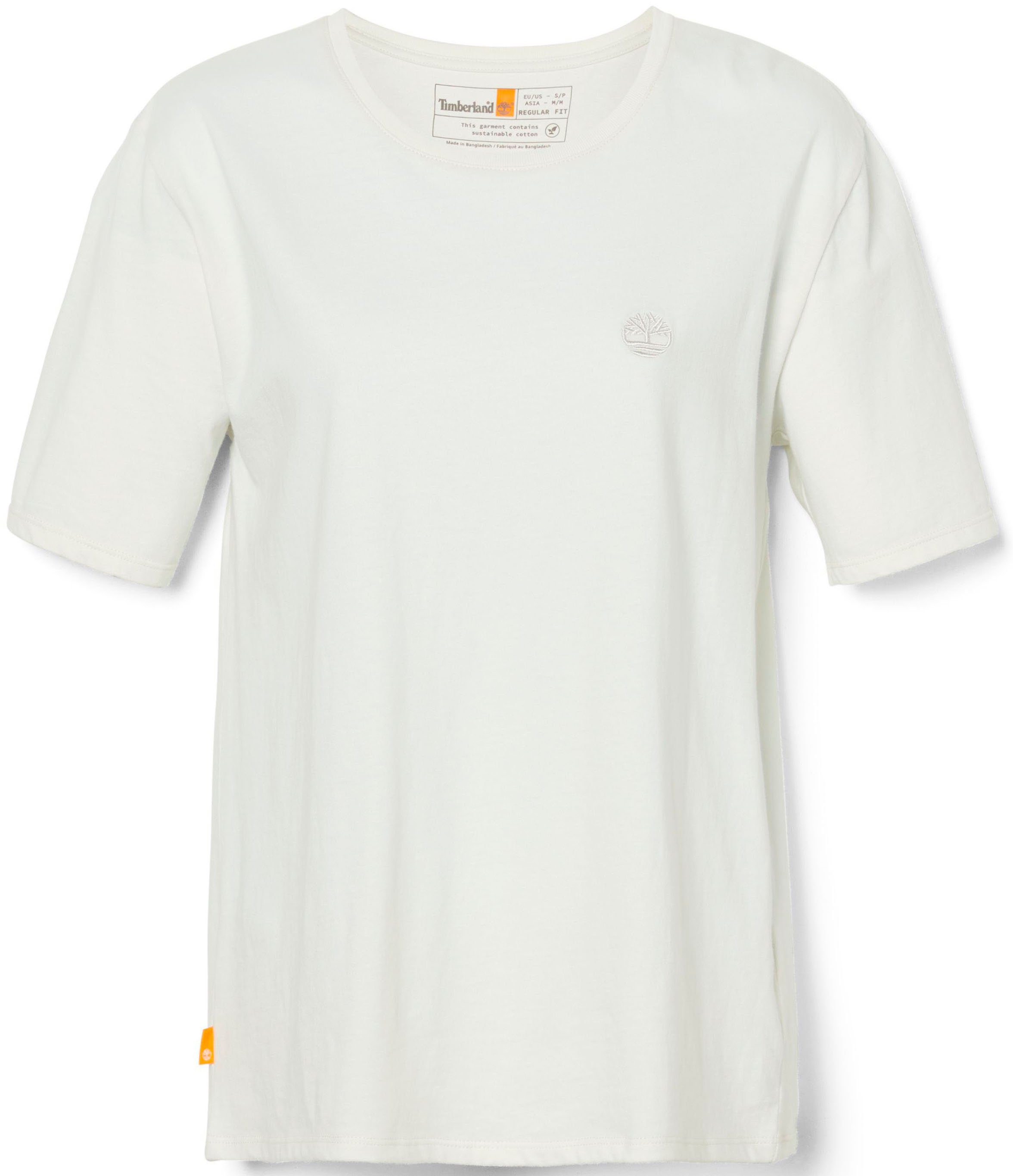 Timberland T-Shirt DUNSTAN Short-Sleeve Tee Kurzarm, mit Rundhalsausschnitt, aus Baumwolle