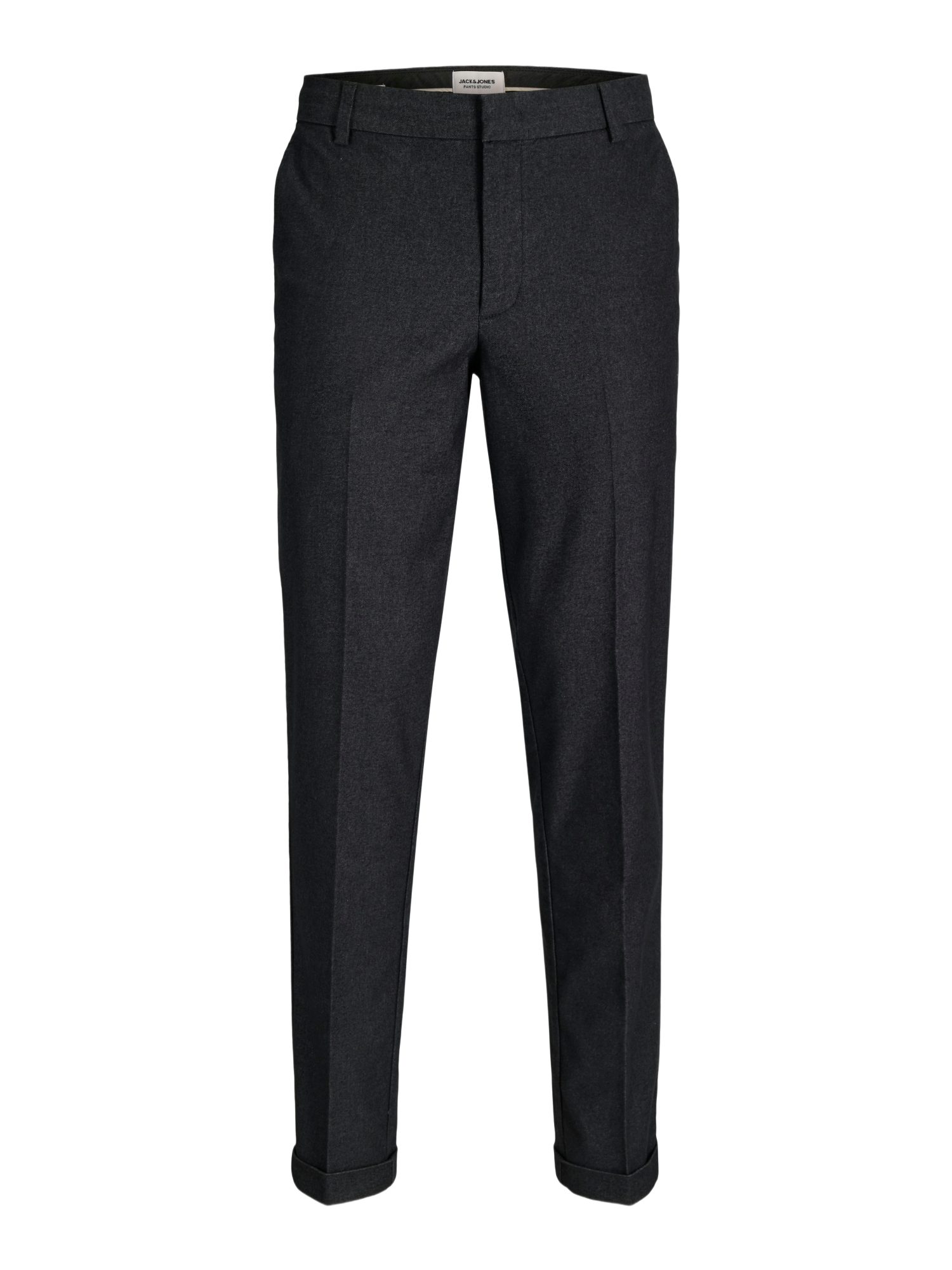 Jack & Jones Stoffhose ESS AUTUMN 2026 schwarz,Business,Baumwolle,Meliert,Slim Fit