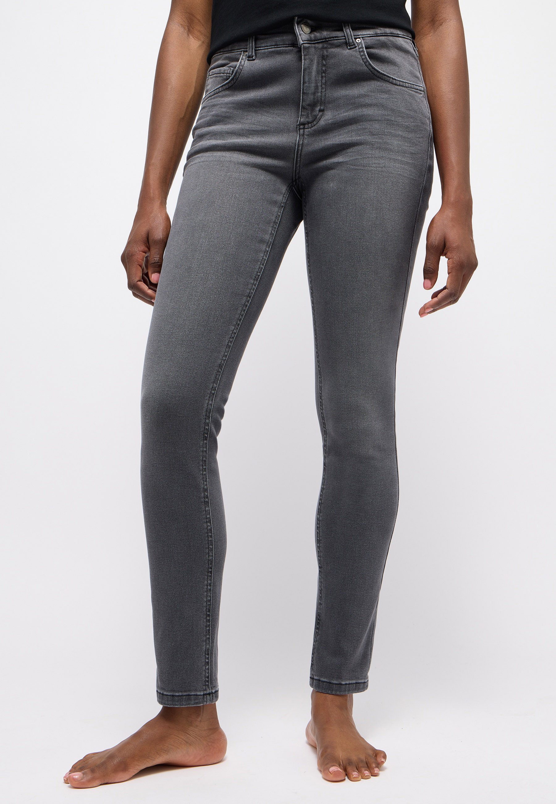 ANGELS Slim-fit-Jeans SKINNY aus Baumwollmischung, mit Gürtelschlaufen