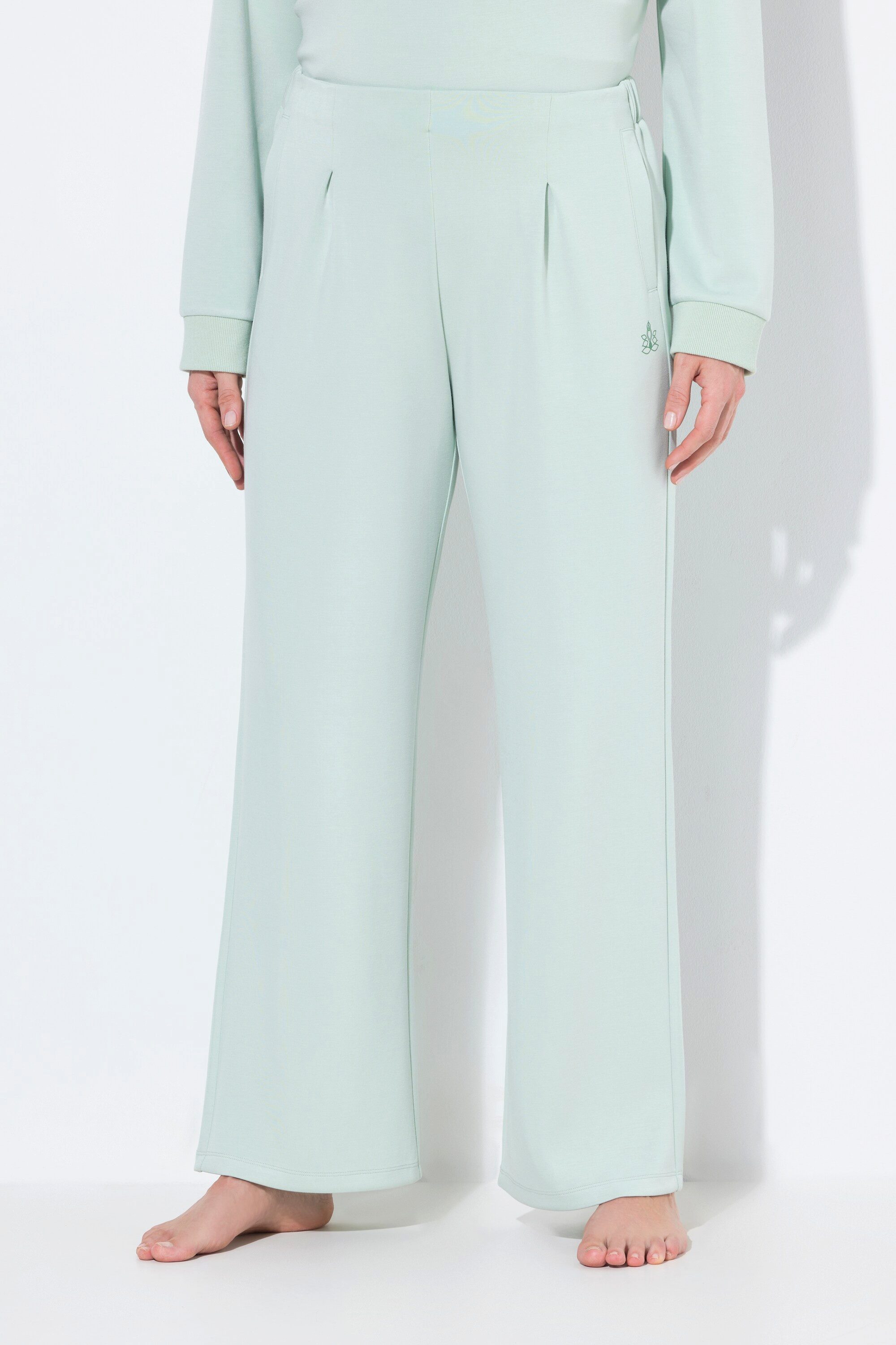 Ulla Popken Schlupfhose Yoga-Hose Kellerfalten Taschen günstig online kaufen