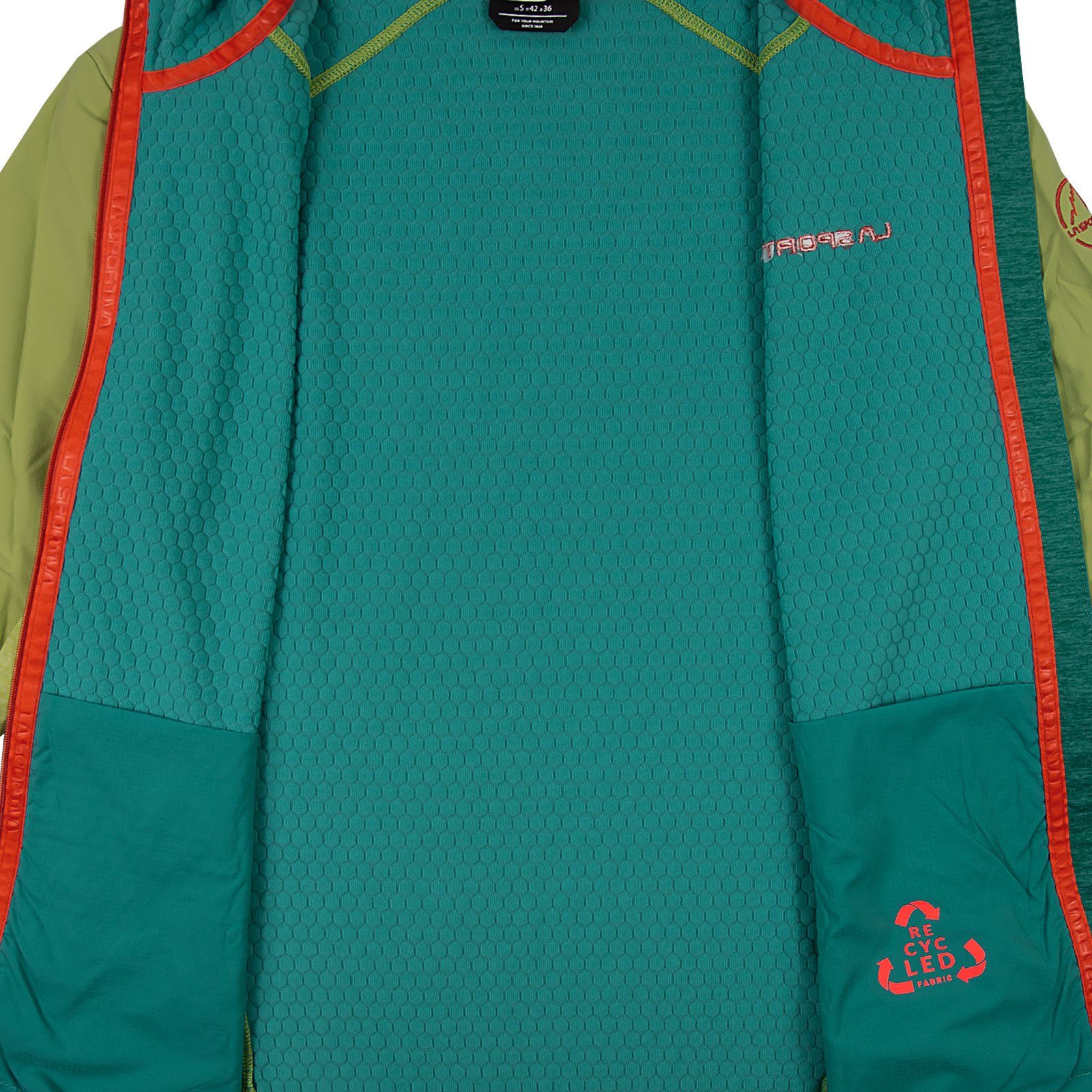 La Sportiva Fleecejacke Existence Hoody aus wärmendem Fleece in Wabenstruktur