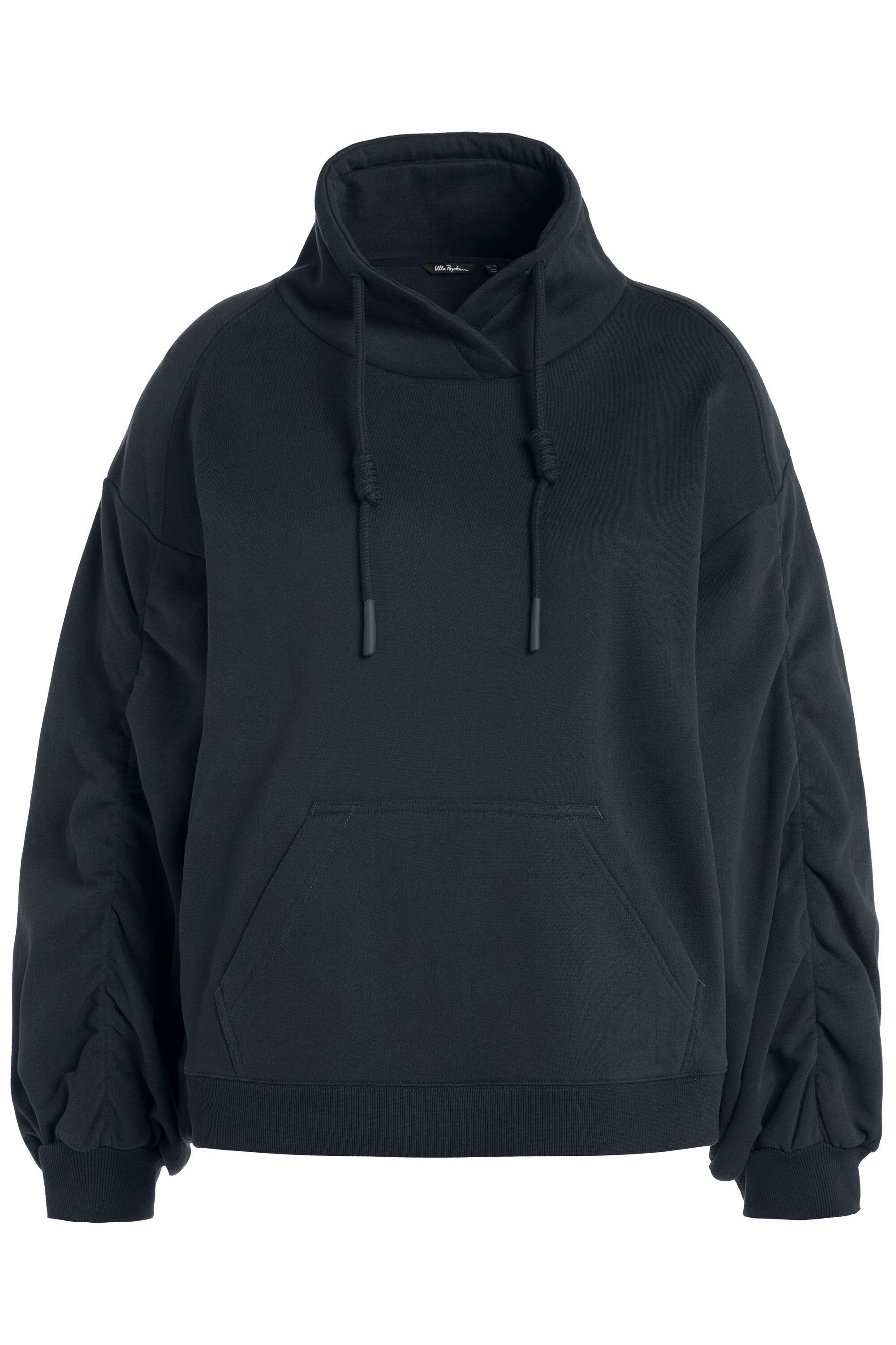 Ulla Popken Sweatshirt Sweatshirt Kängurutasche Oversized Stehkragen günstig online kaufen