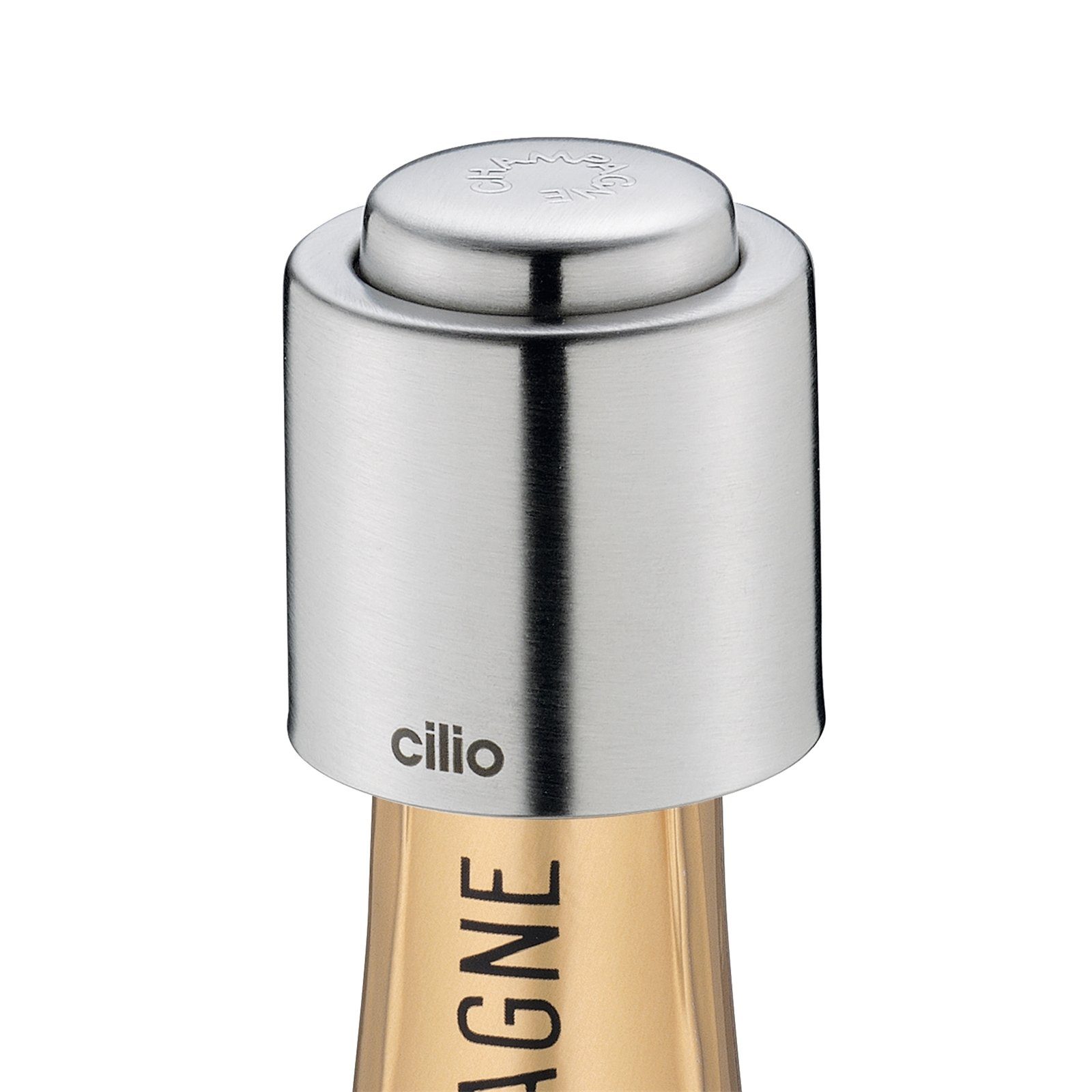 Cilio Frischhaltedeckel Schaumweinverschluss, Champagnerflaschenverschluss (1-tlg)
