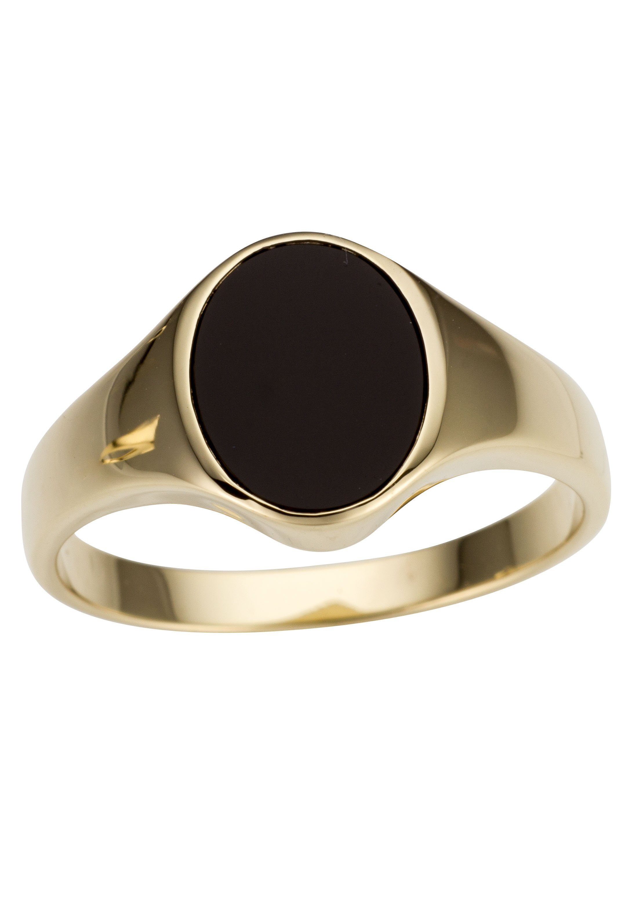 Firetti Goldring Schmuck Geschenk Gold 333 Damenring Goldring Edelstein Farbstein Onyx, mit Onyx