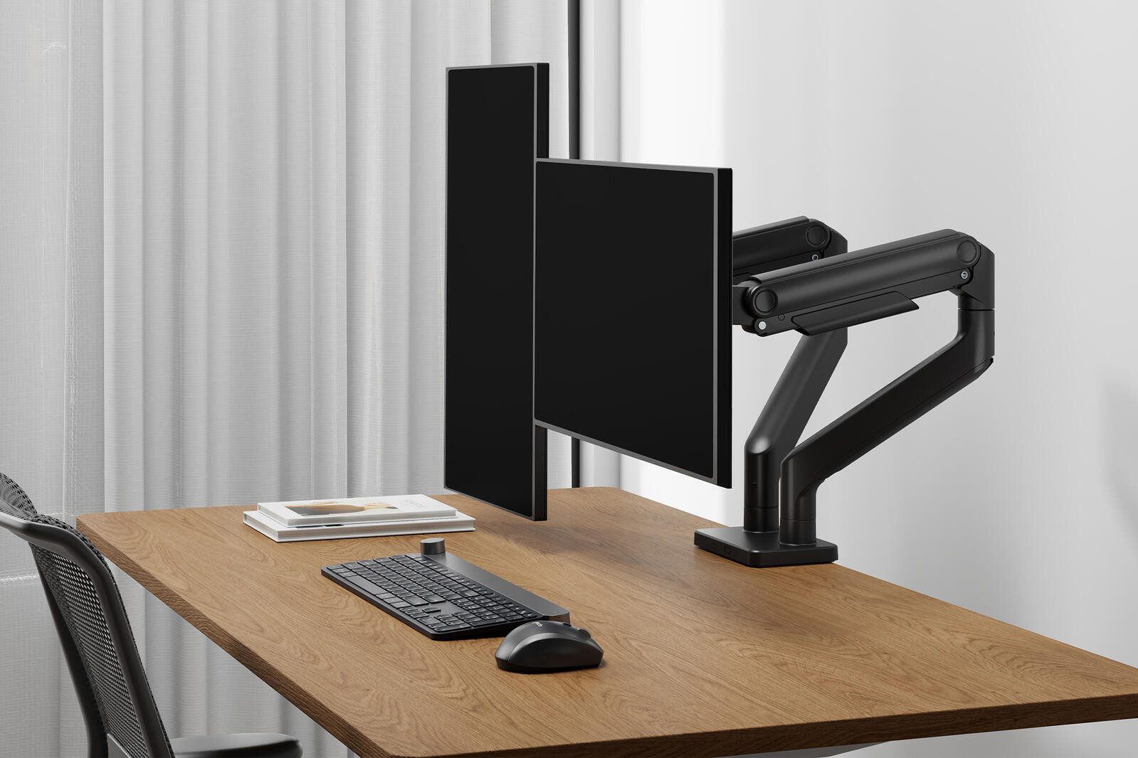 Digitus Wandhalterung Dual Monitorhalterung, 2x 45', 2x 20 kg