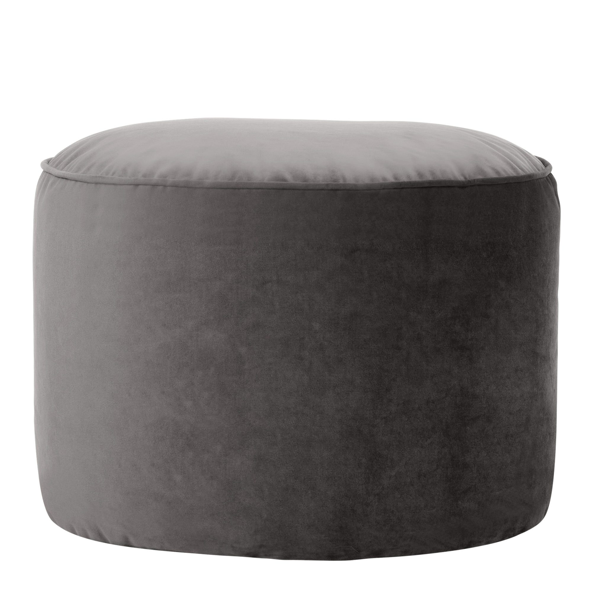 icon Pouf Sitzpouf XL aus Plüschsamt günstig online kaufen